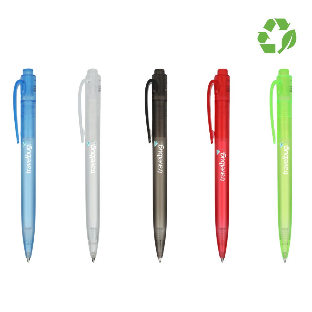 Custom Recycled Ocean Plastic Clicker Gel Pen