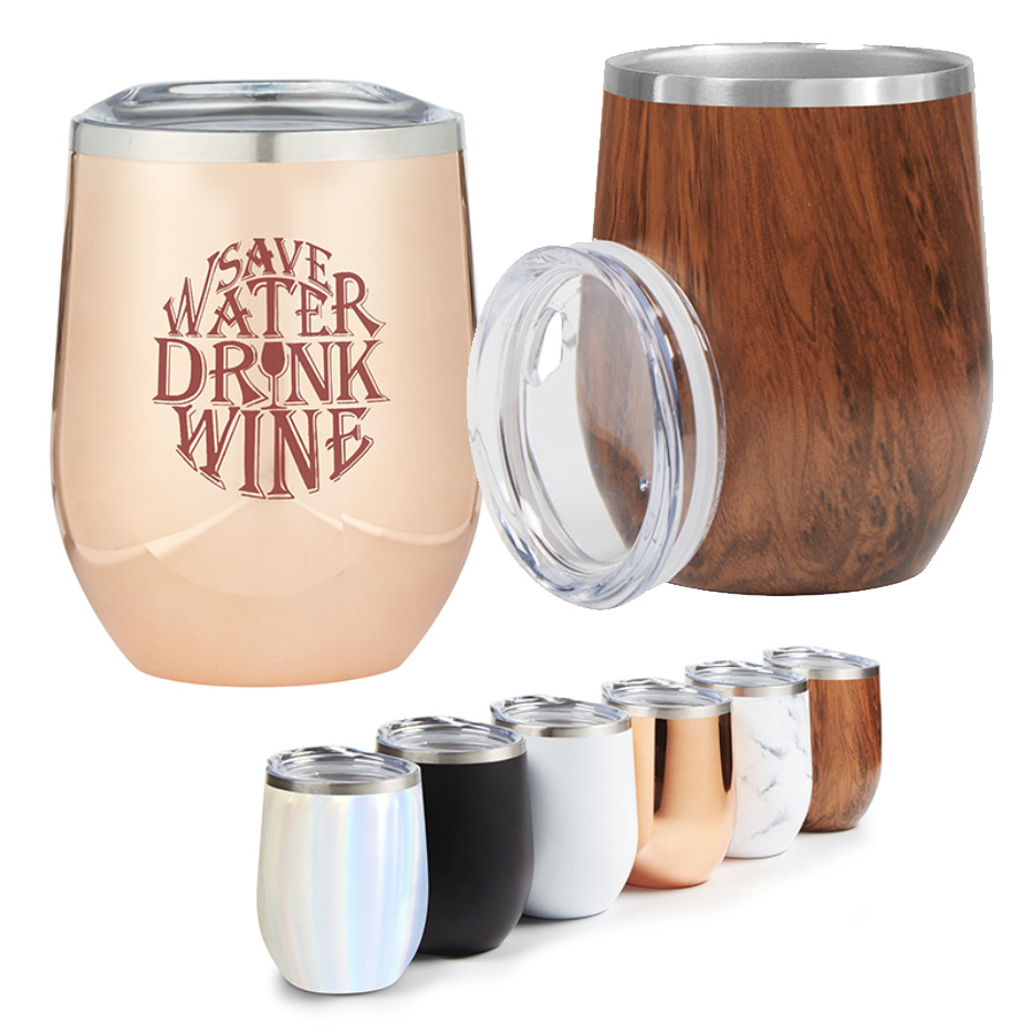 12 oz Wine Stainless Steel Copper Vacuum Insulated Tumbler
