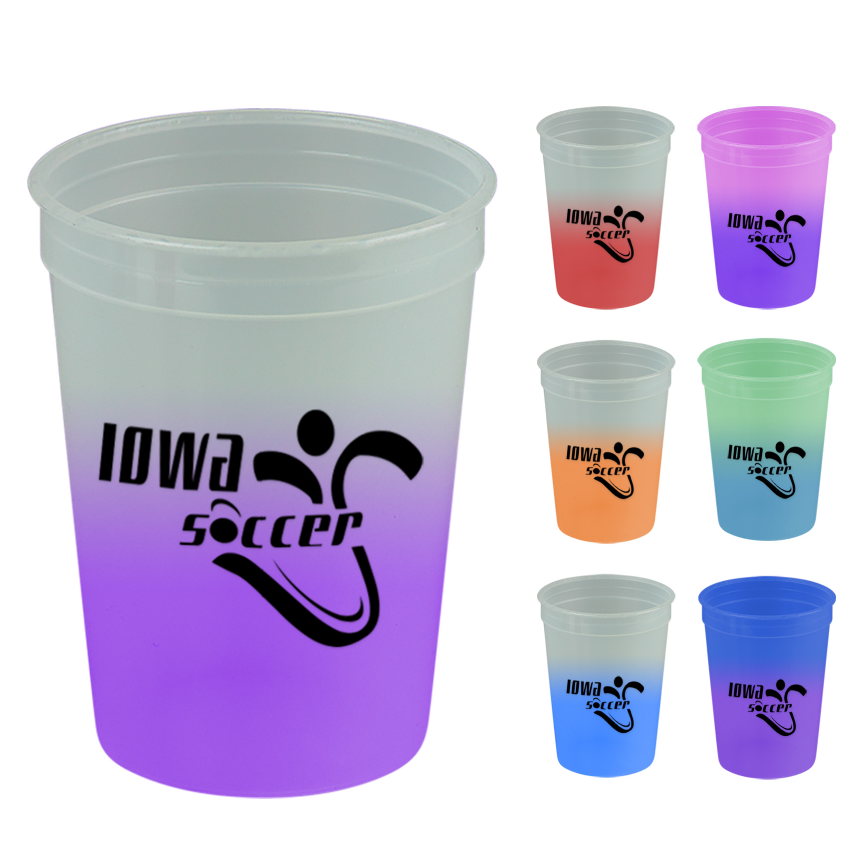 12 oz Color Changing Cups Recycled Promotional Product