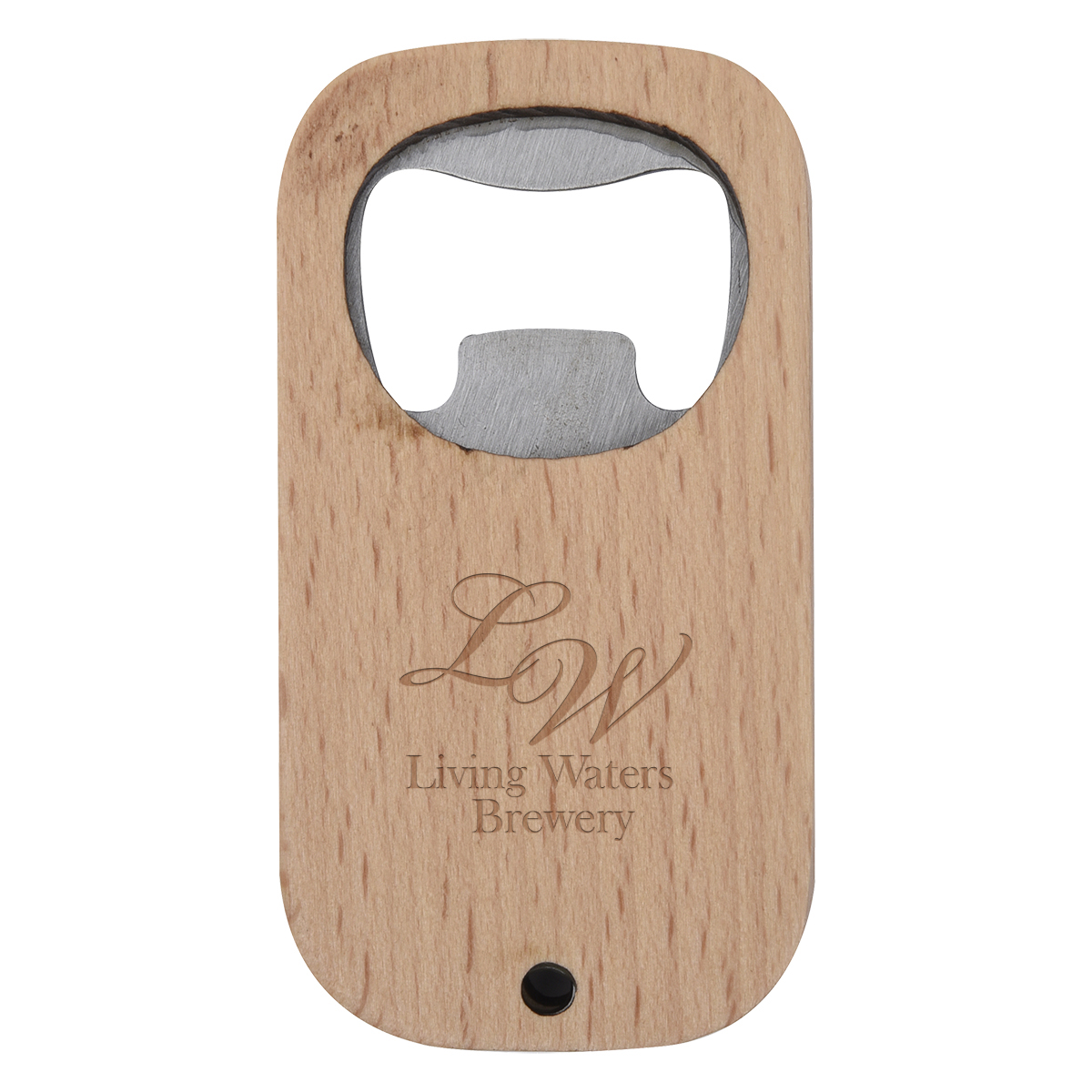 Custom Laser Engraved Bamboo Bottle Opener