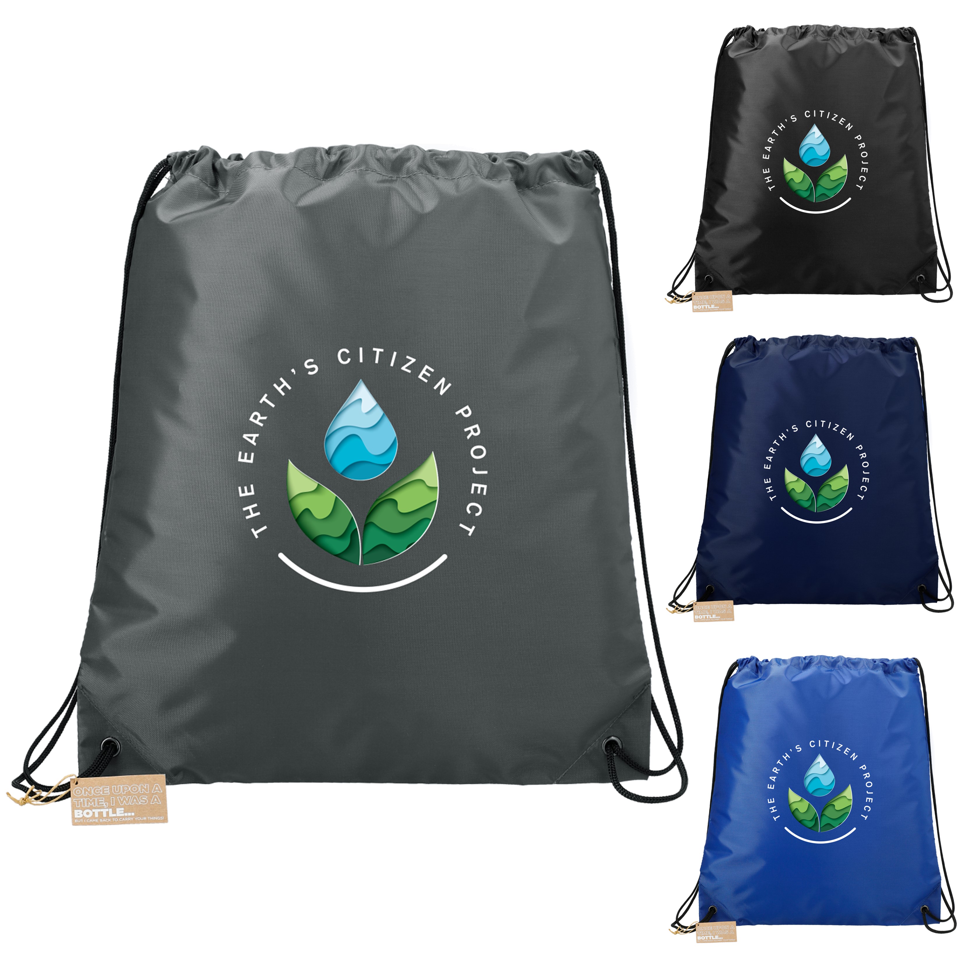 RPET Drawstring Backpack | Recycled | 16x15