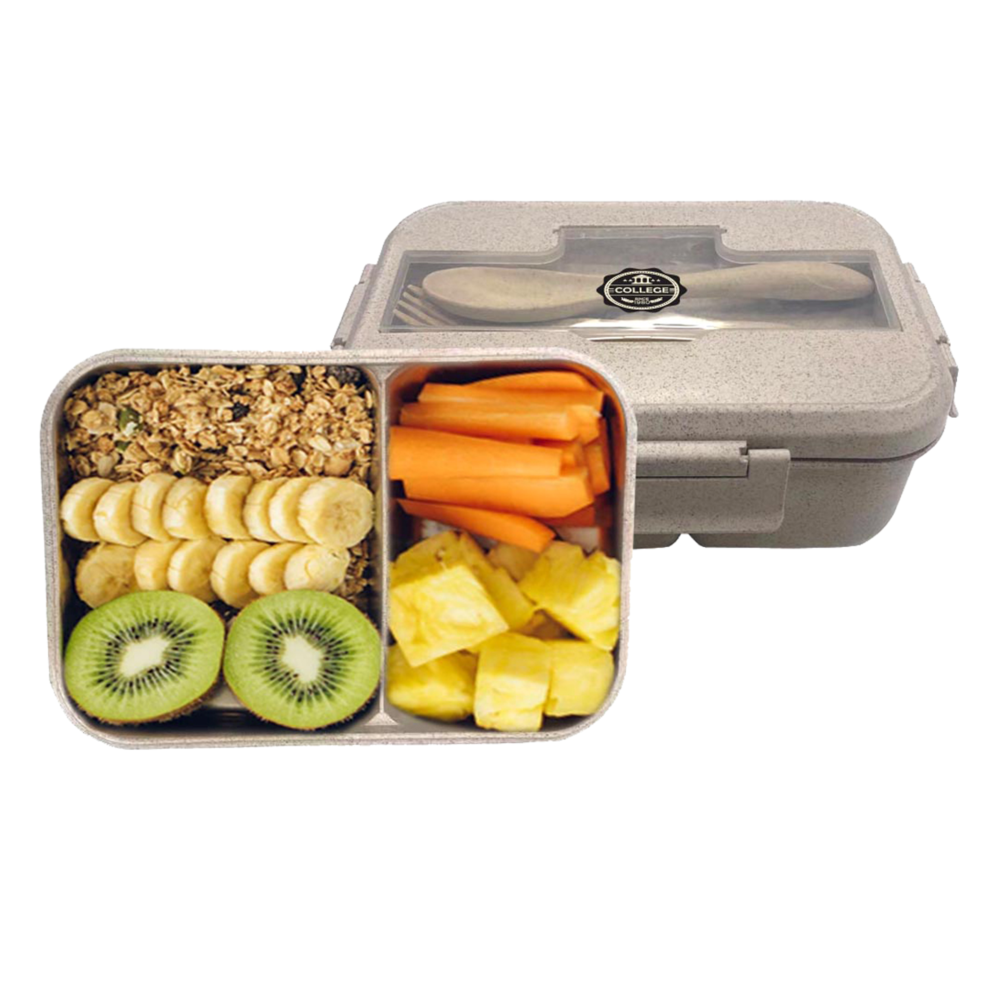 Eco Friendly Wheat Straw Stackable Bento Box Lunch Box for Adults