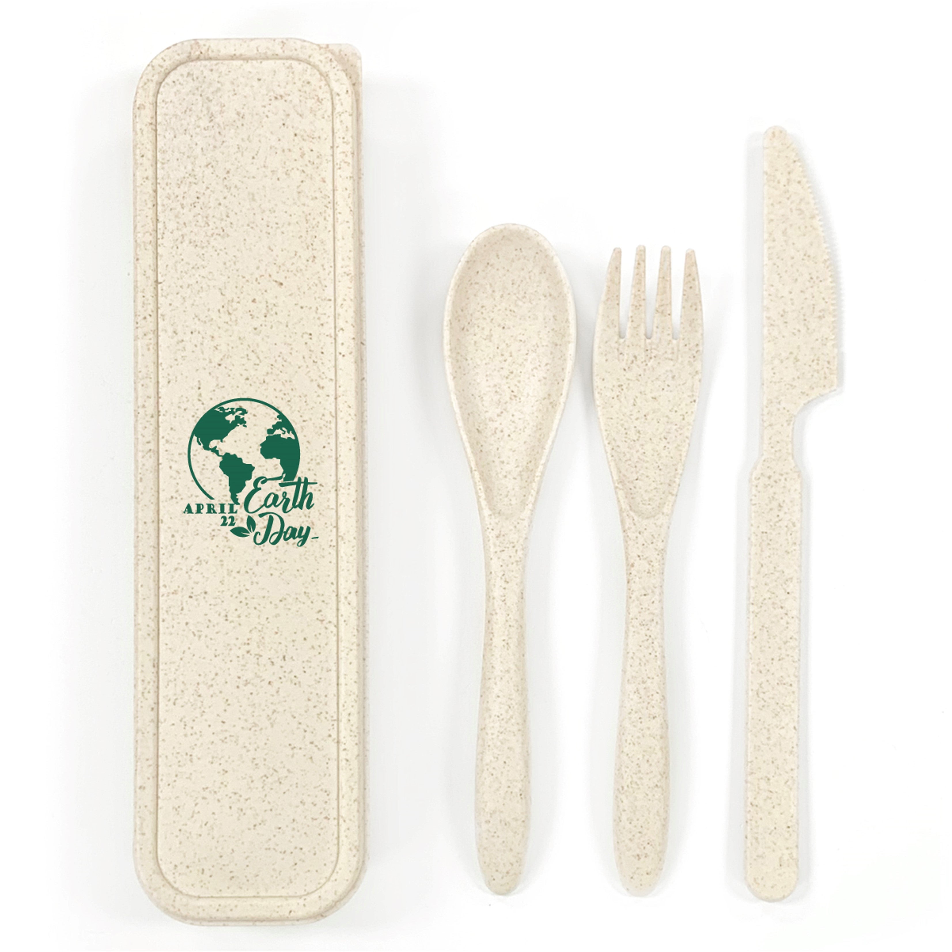 Wheat Straw Cutlery Set | Reusable