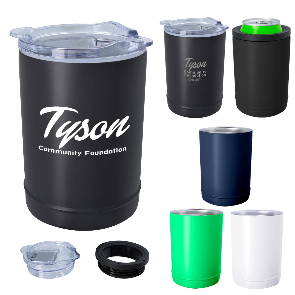 2-in-1 Copper Insulated Can Cooler and Tumbler Can Cooler