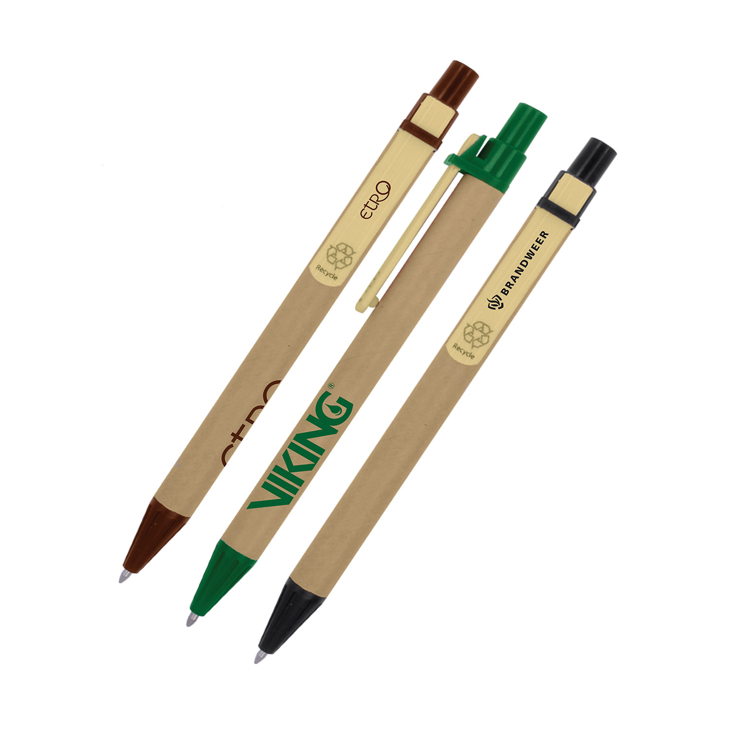 Custom Recycled Cardboard Pens Eco Friendly Pens