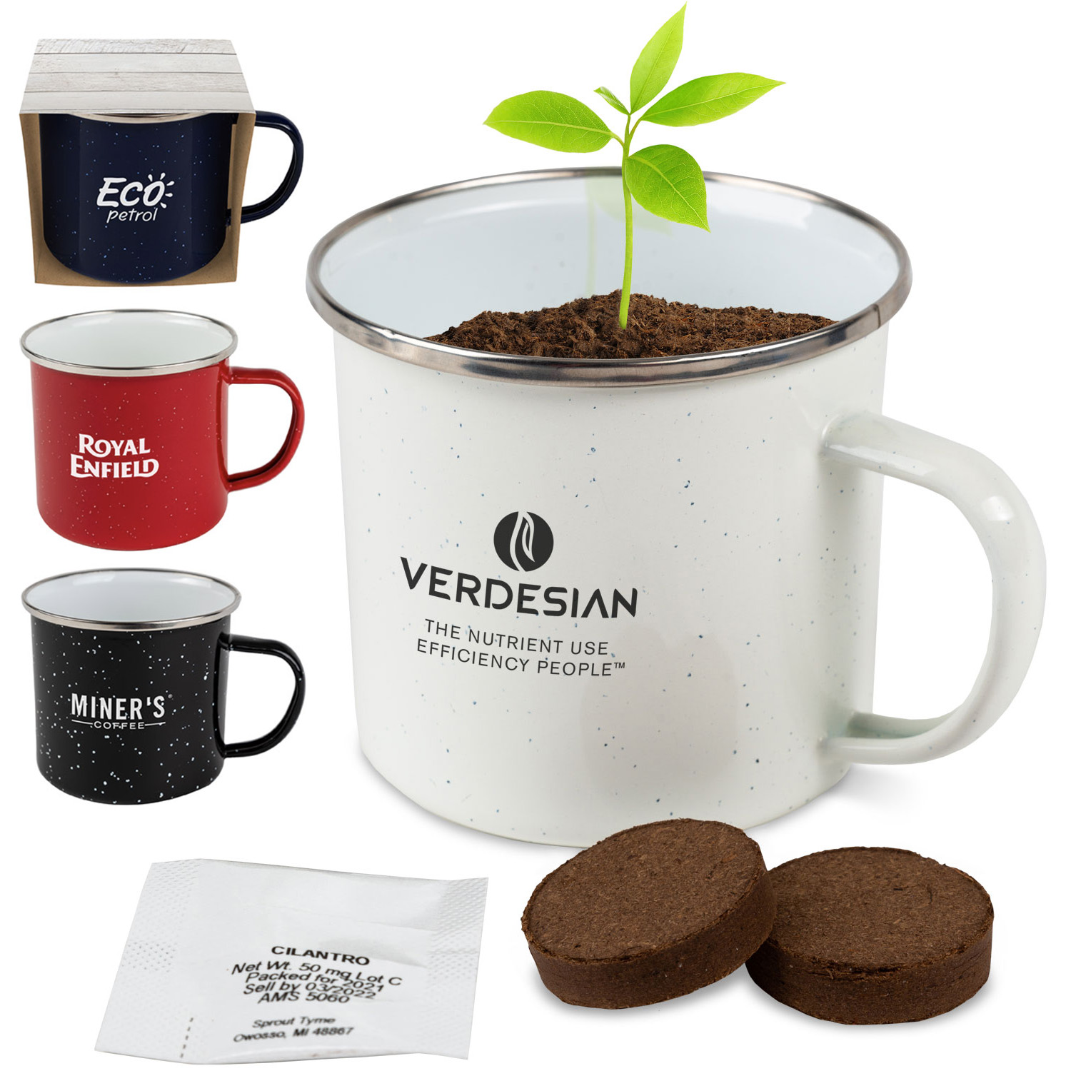 Grow Kit in Reusable Camper Mug Earth Day Gift