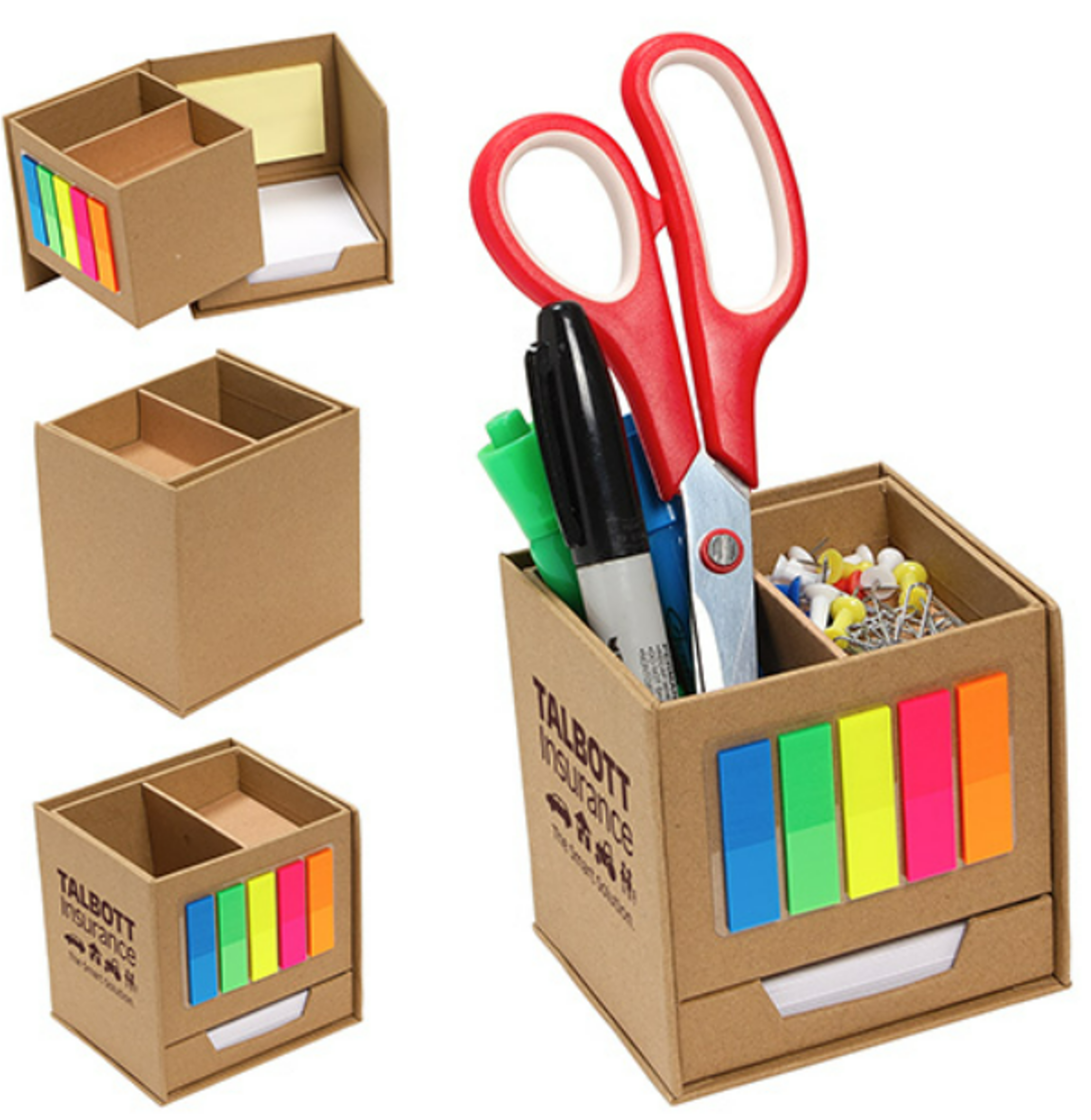 Recyclable Kraft Paper Memo Cube