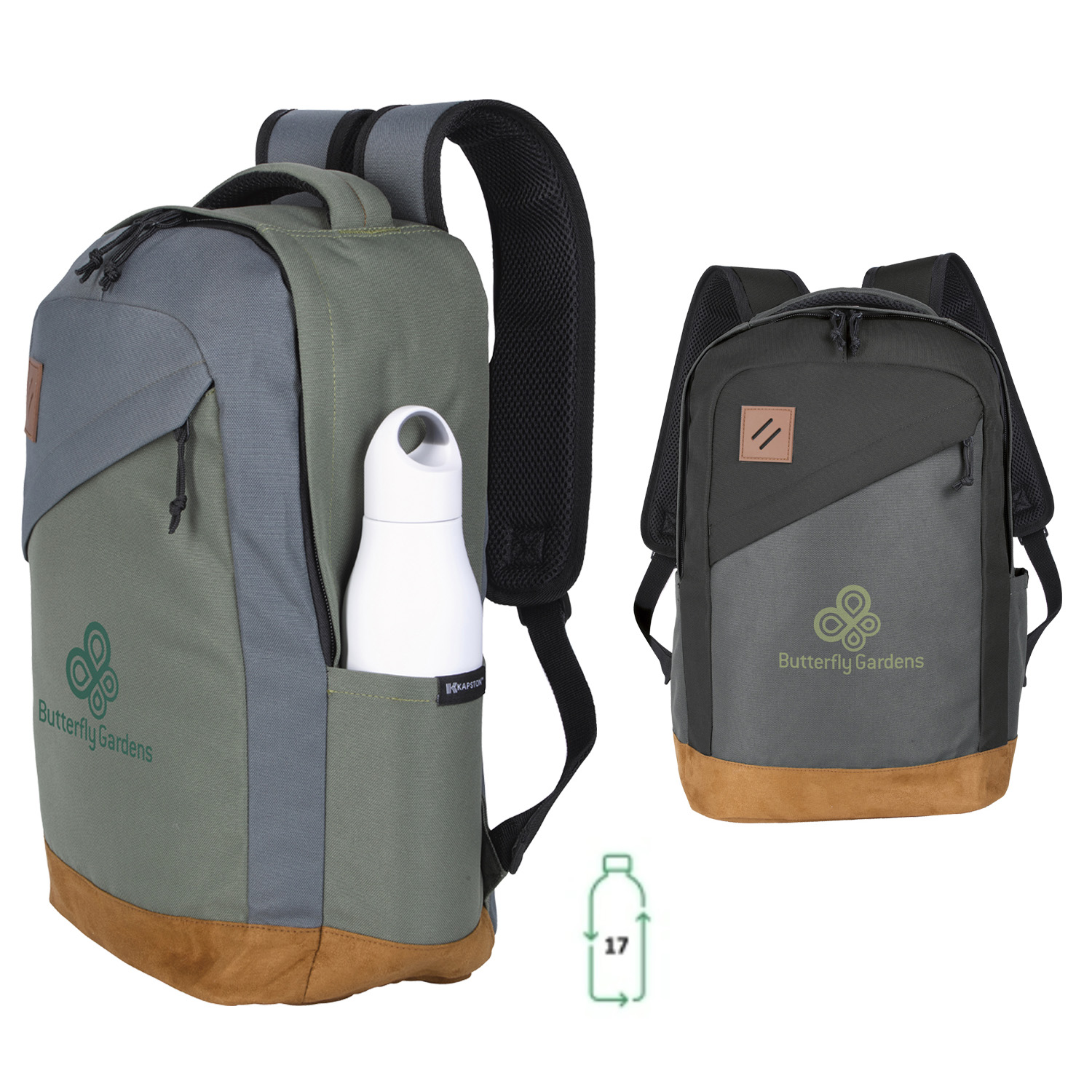 Recycled Custom Branded RPET Backpack