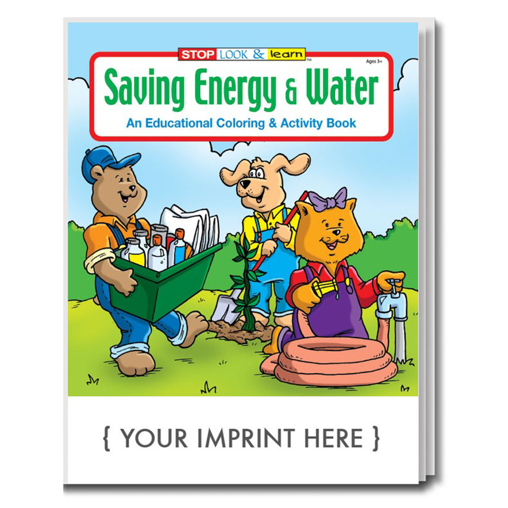 Saving Energy and Water Activity Book for Kids