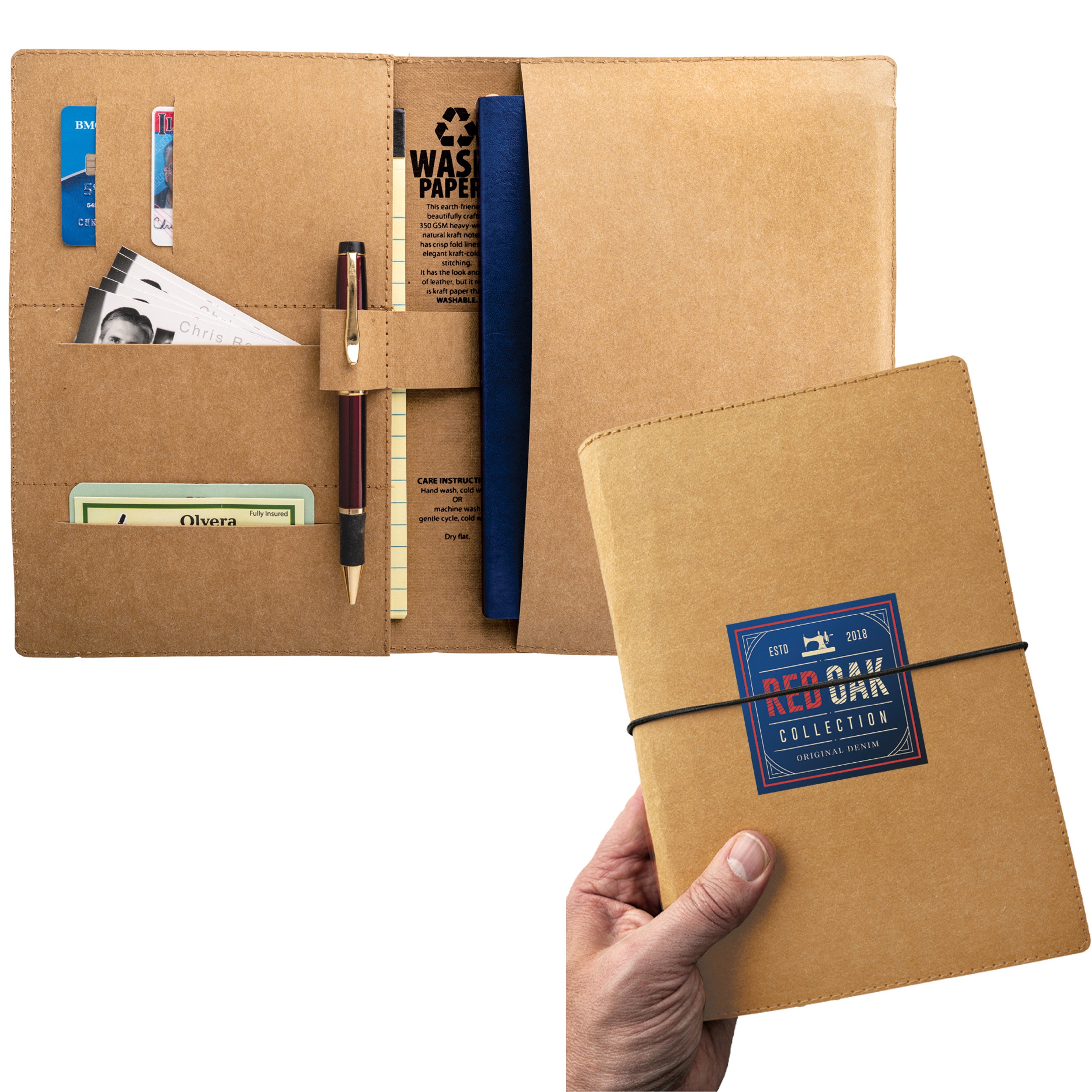 Washable Kraft Paper Padfolio | 6x9