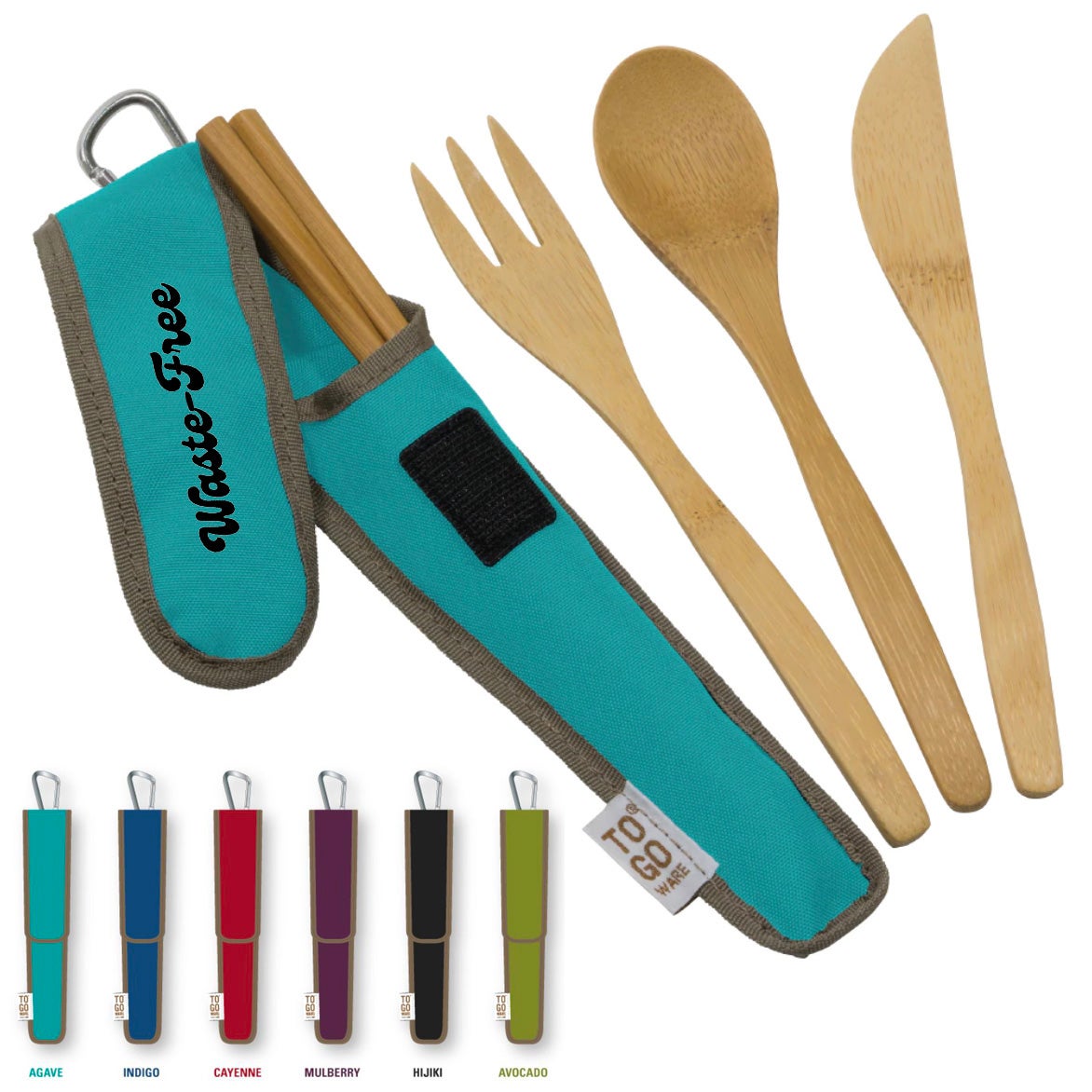 ChicoBag Custom To-Go Ware Reusable Utensil Set Waste Free