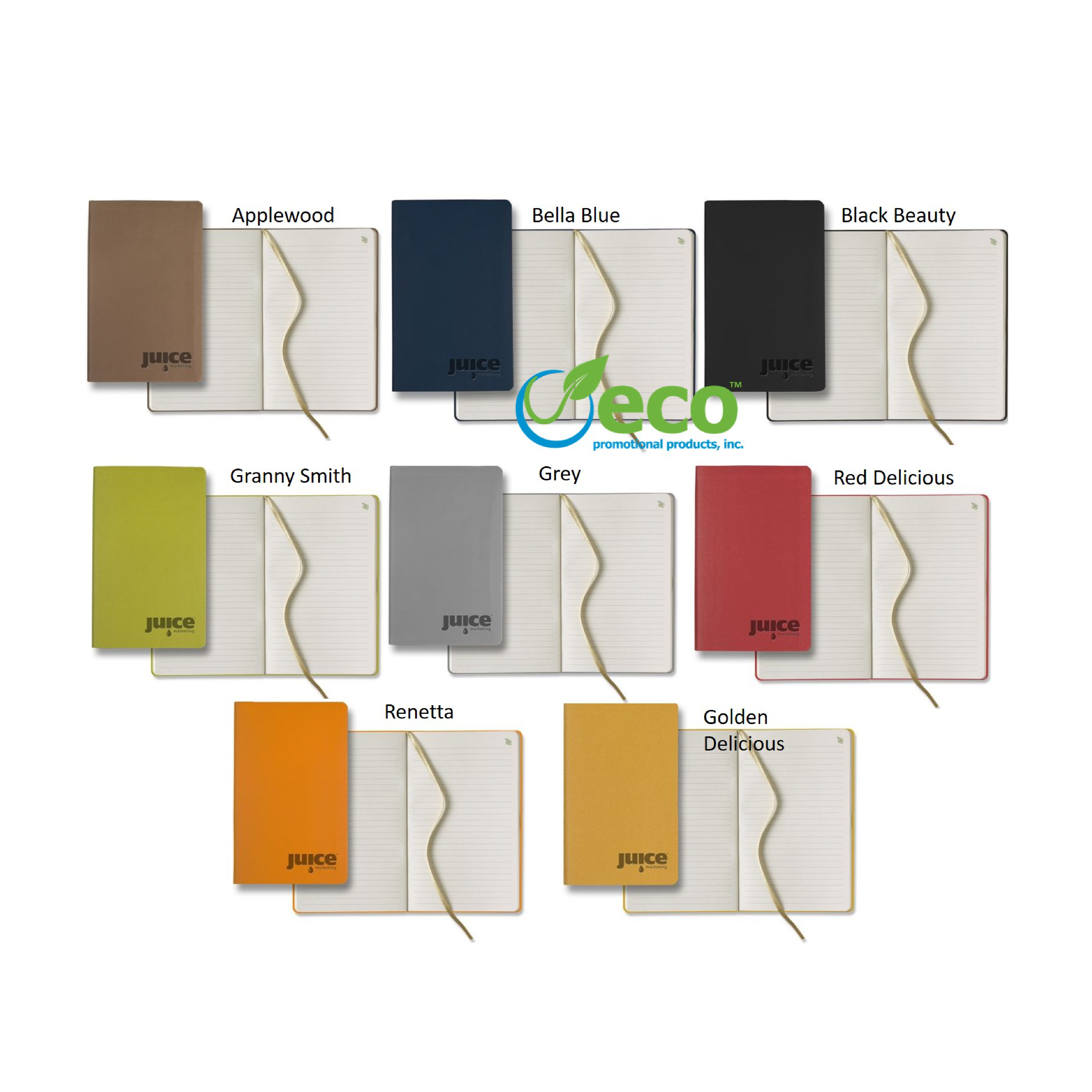 Eco Friendly Journals Made From Apple Peels Colors