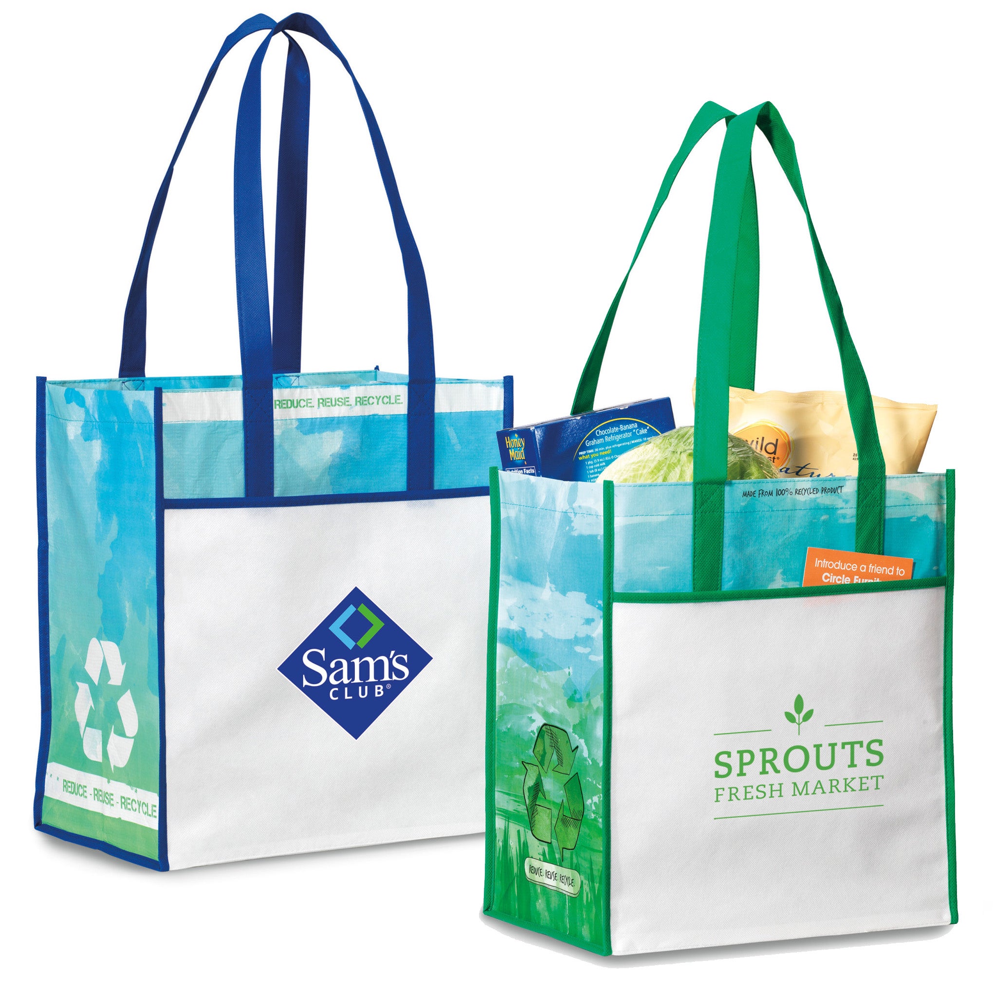 Laminated Recycled Shopping Bags