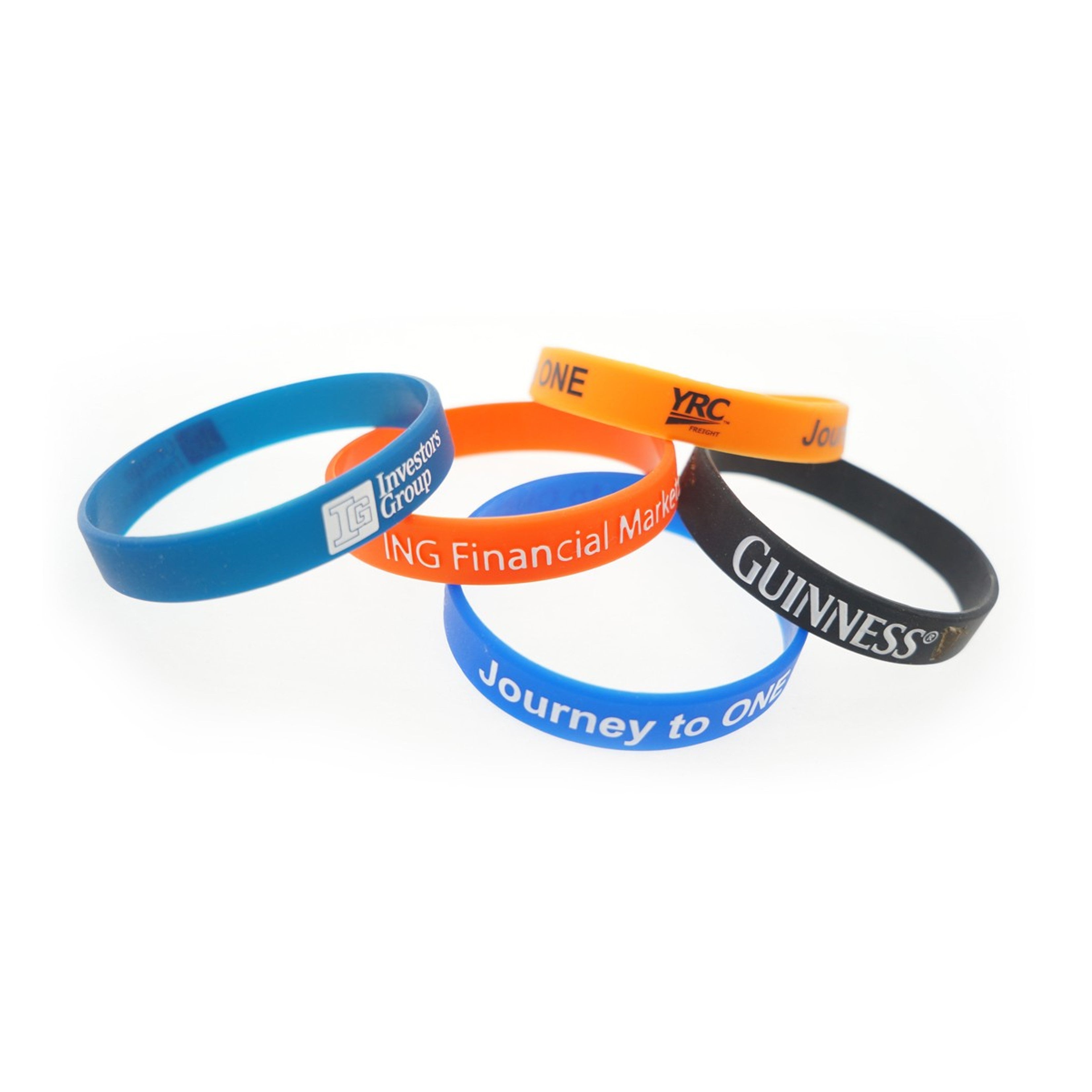 Recycled Silicone Wristbands | Screen Printed