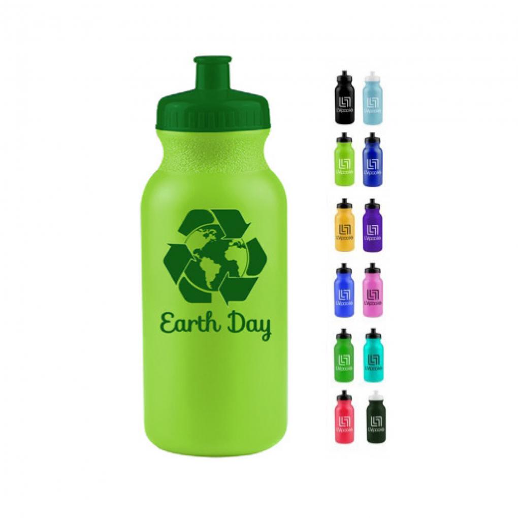 20 oz USA made earth day water bottle