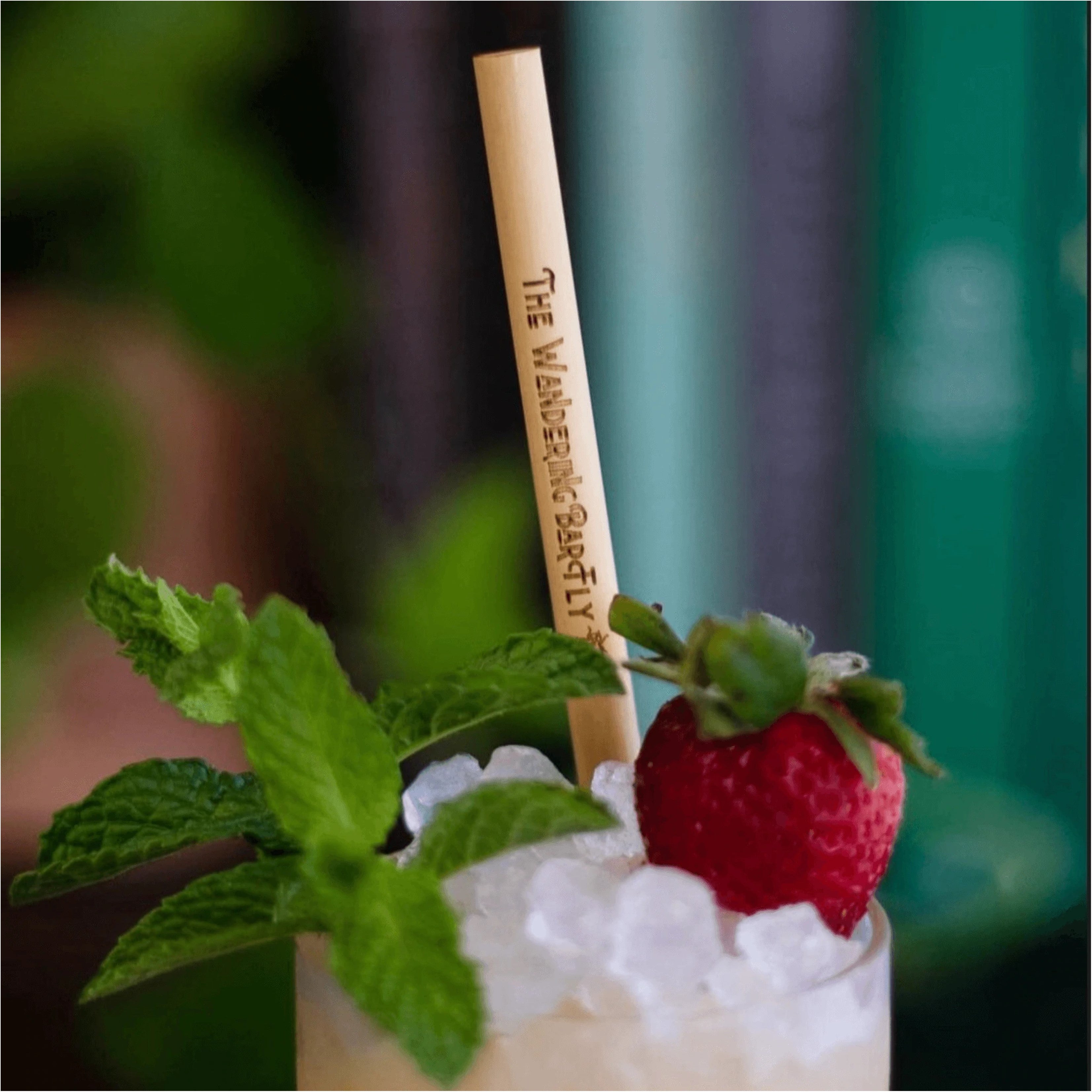 Custom Engraved Reed Stem Drinking Straw