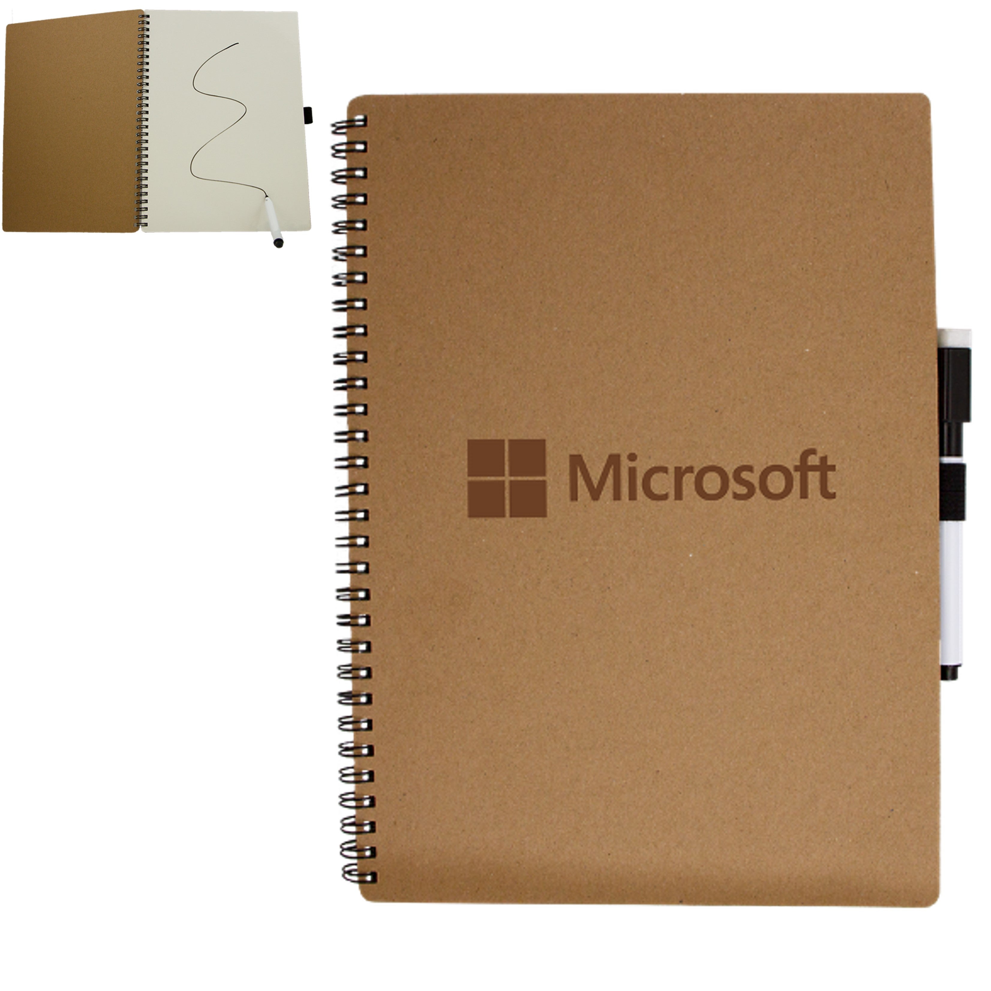 Eco-Responsible Dry Erase Notebook  Eco Promotional Products,  Environmentally and Socially Responsible Promotional Products