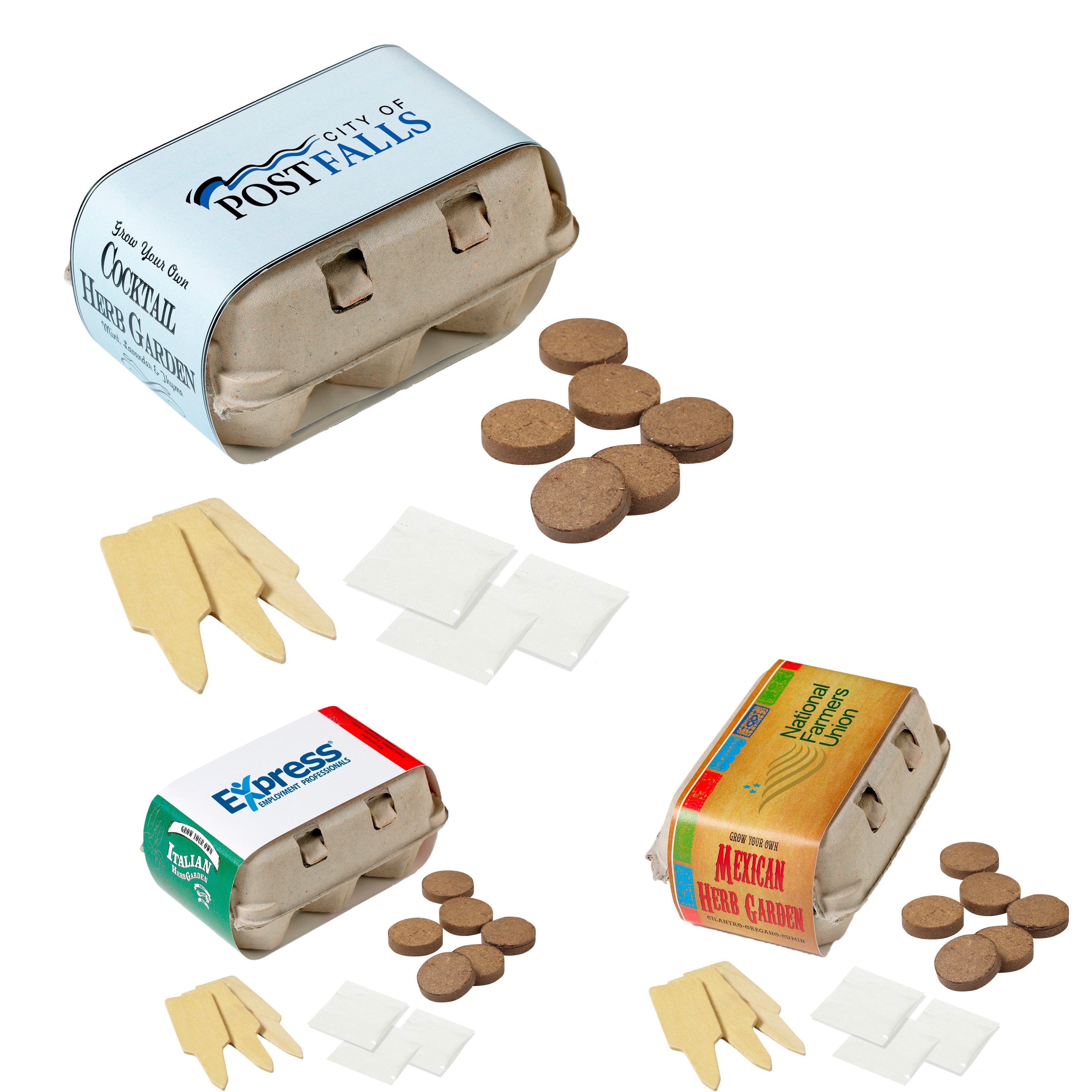 Herb Kits | Recycled Egg Cartons