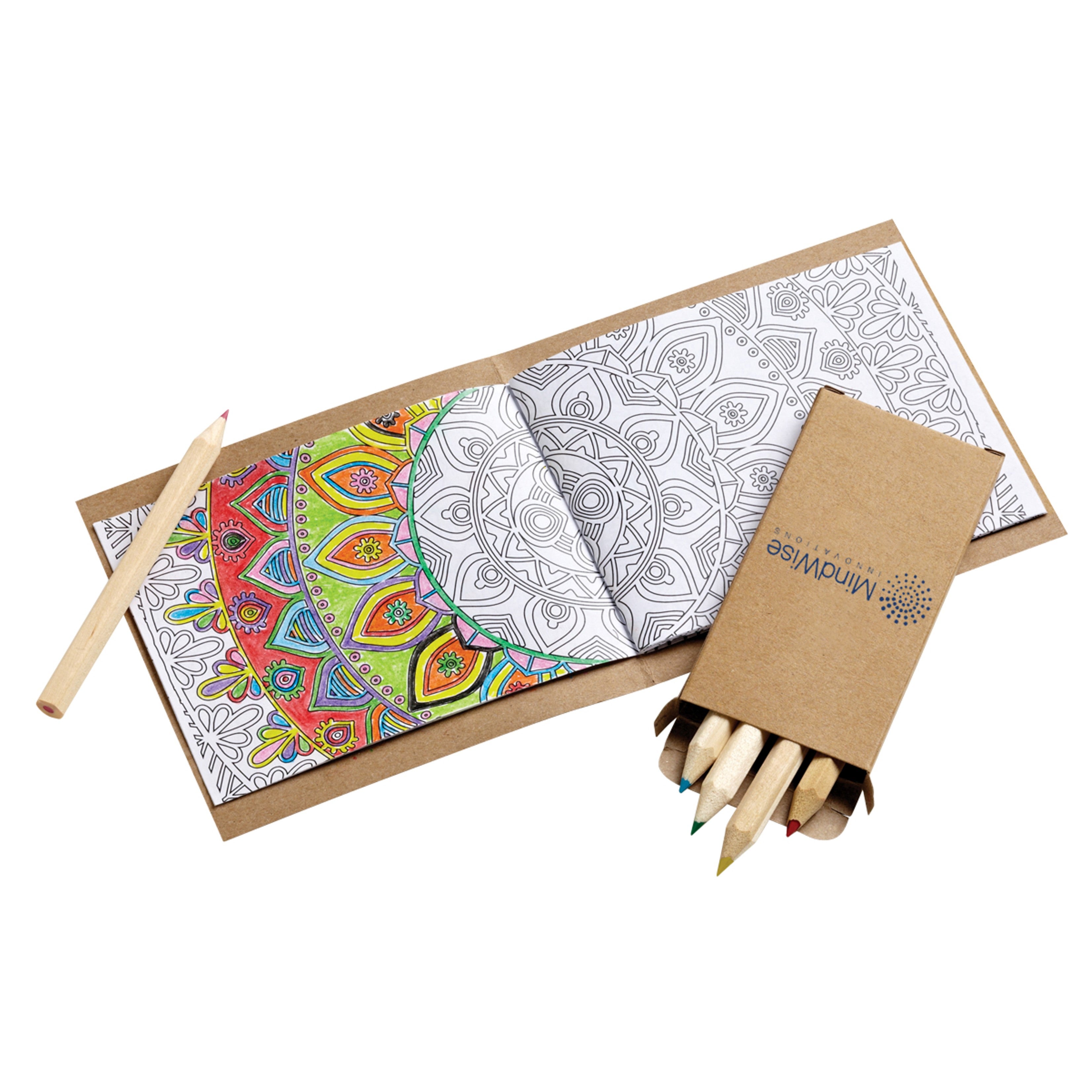 Personalized Adult Coloring Book & Pencil Set