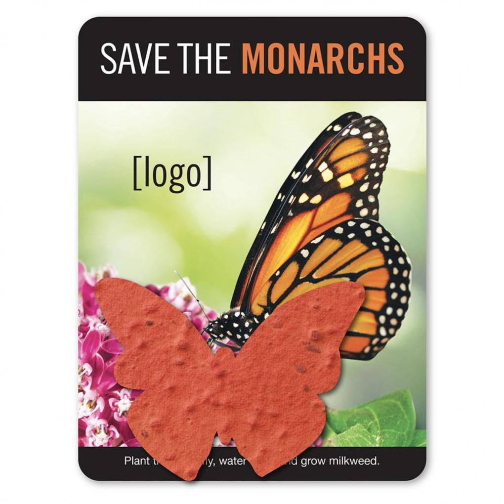 Save the Monarchs Plantable Seed Paper | Mini Gift Pack | USA Made