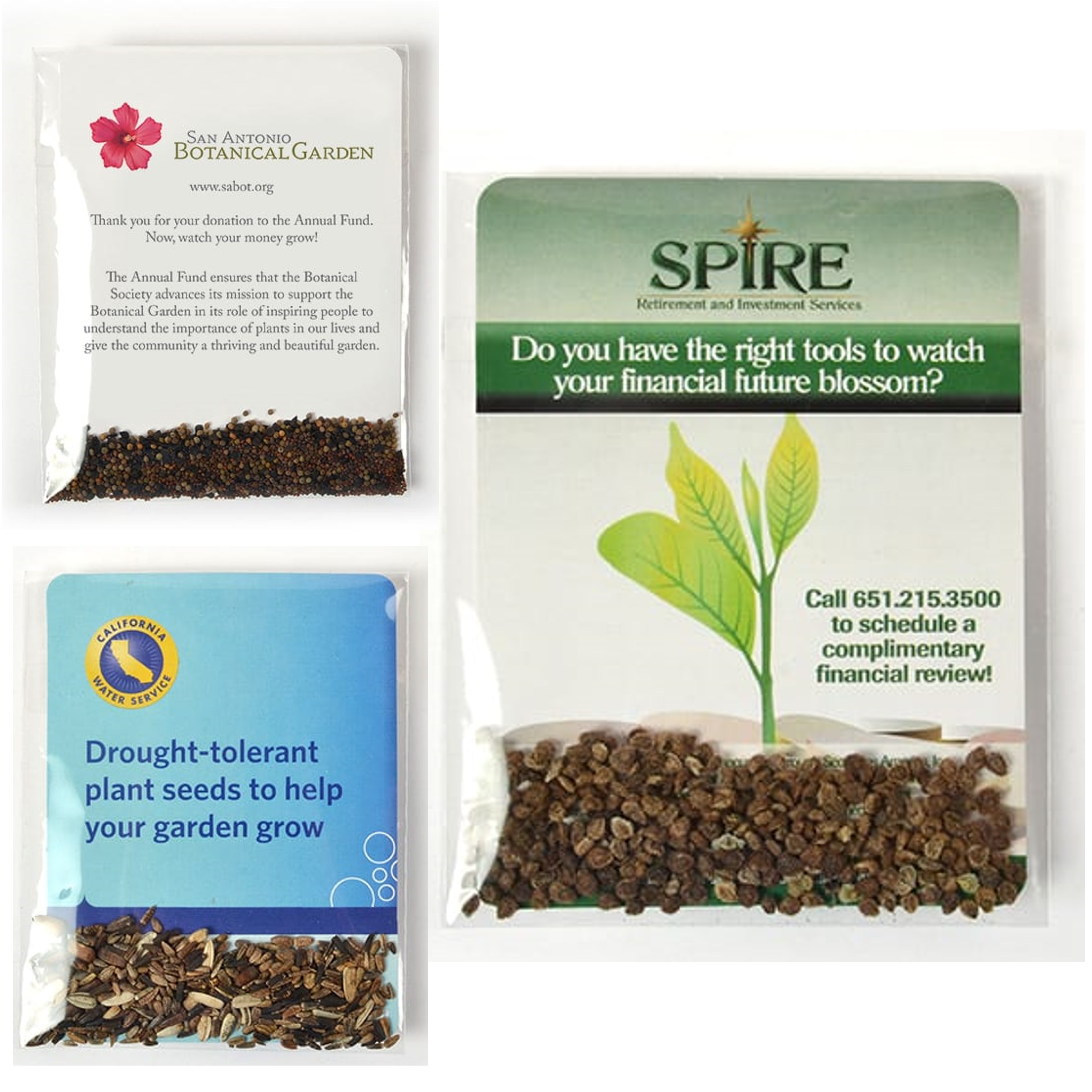 Personalized Flower Seed Packets | USA Made | Recycled