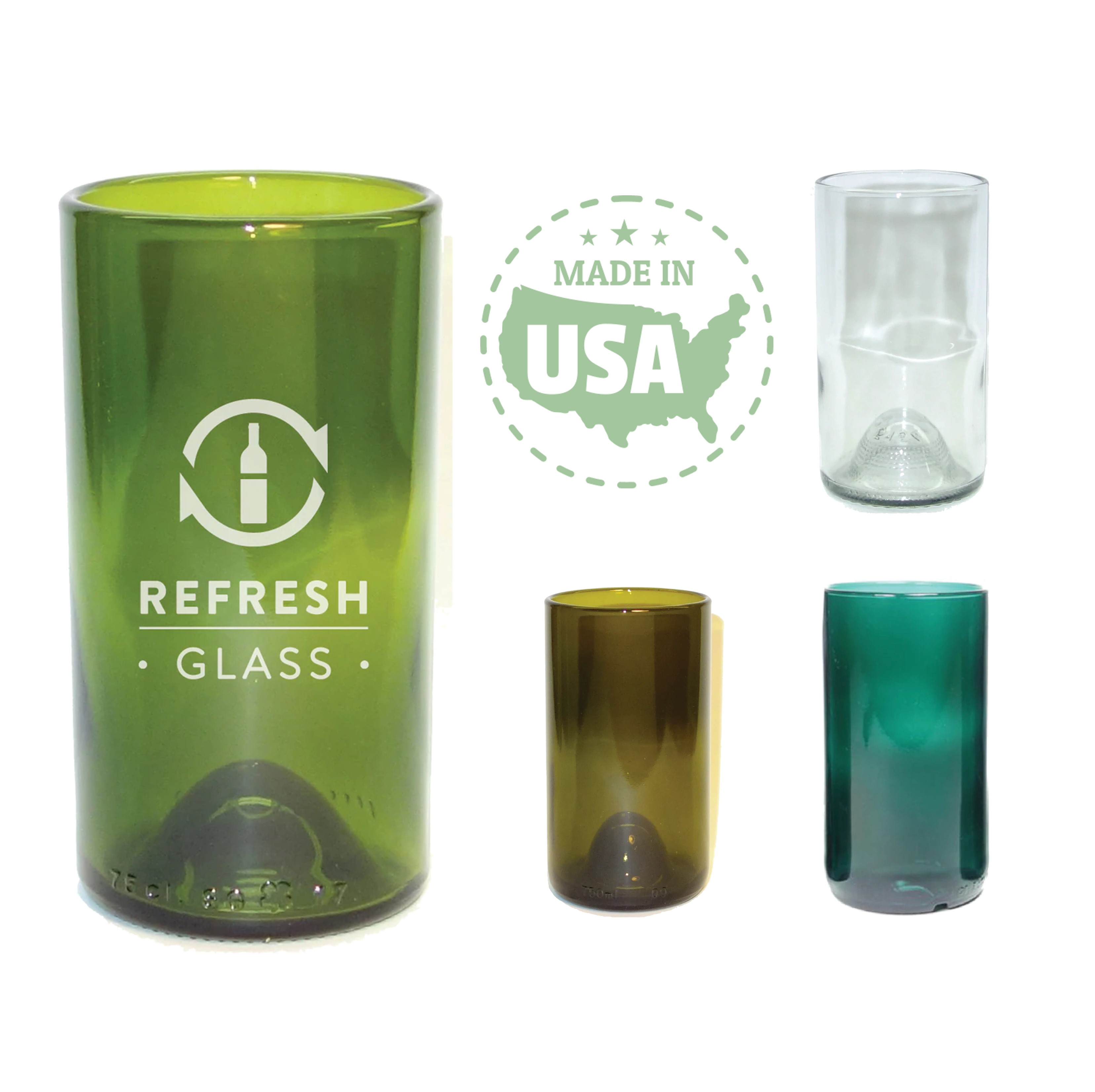 Recycled Glass Singlet  16 oz