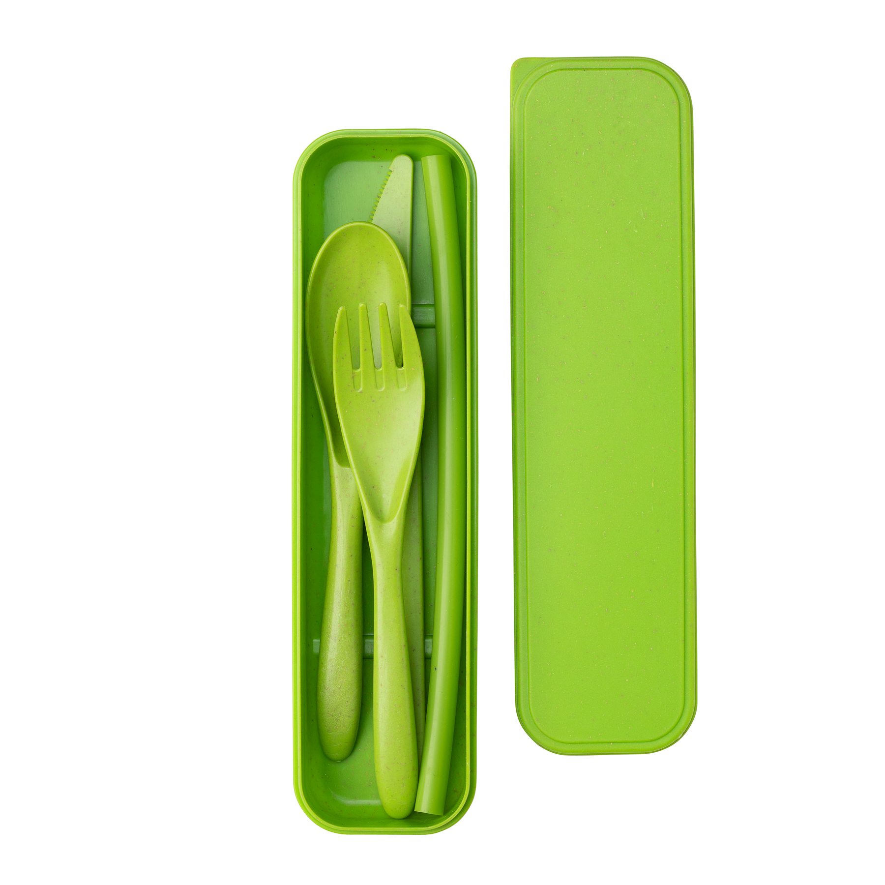 Recycled Wheat Husk Cutlery Set | Reusable