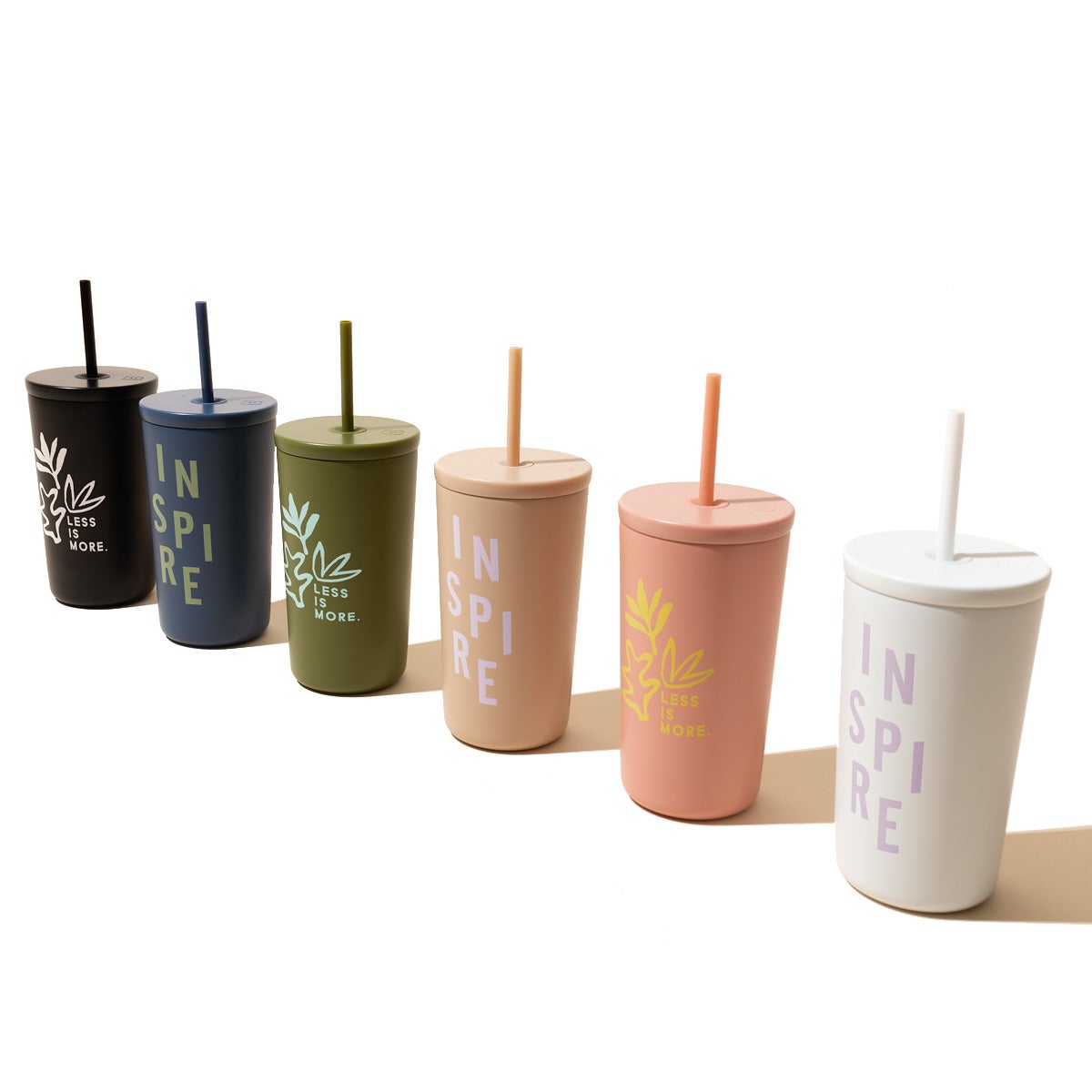 Insulated Cold Cup with Straw | Stainless Steel