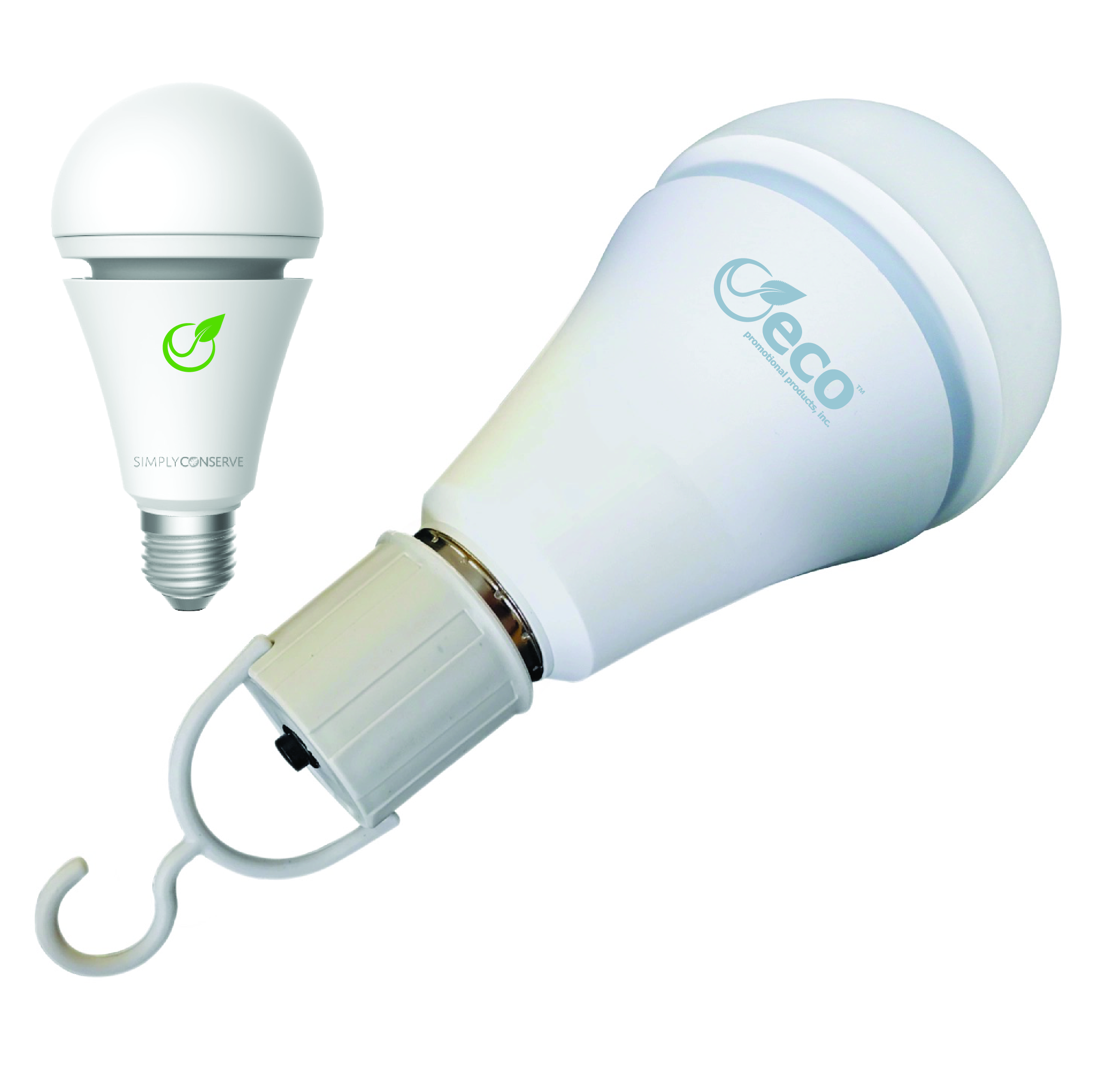 Hooked LED Lightbulb with Back-up Battery | Energy Saving 