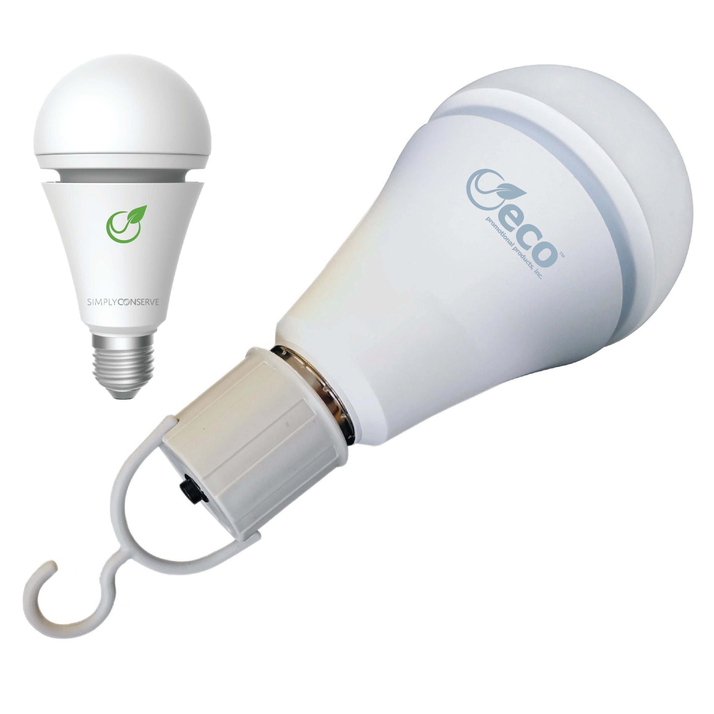 Hooked LED Lightbulb with Back-up Battery | Energy Saving 