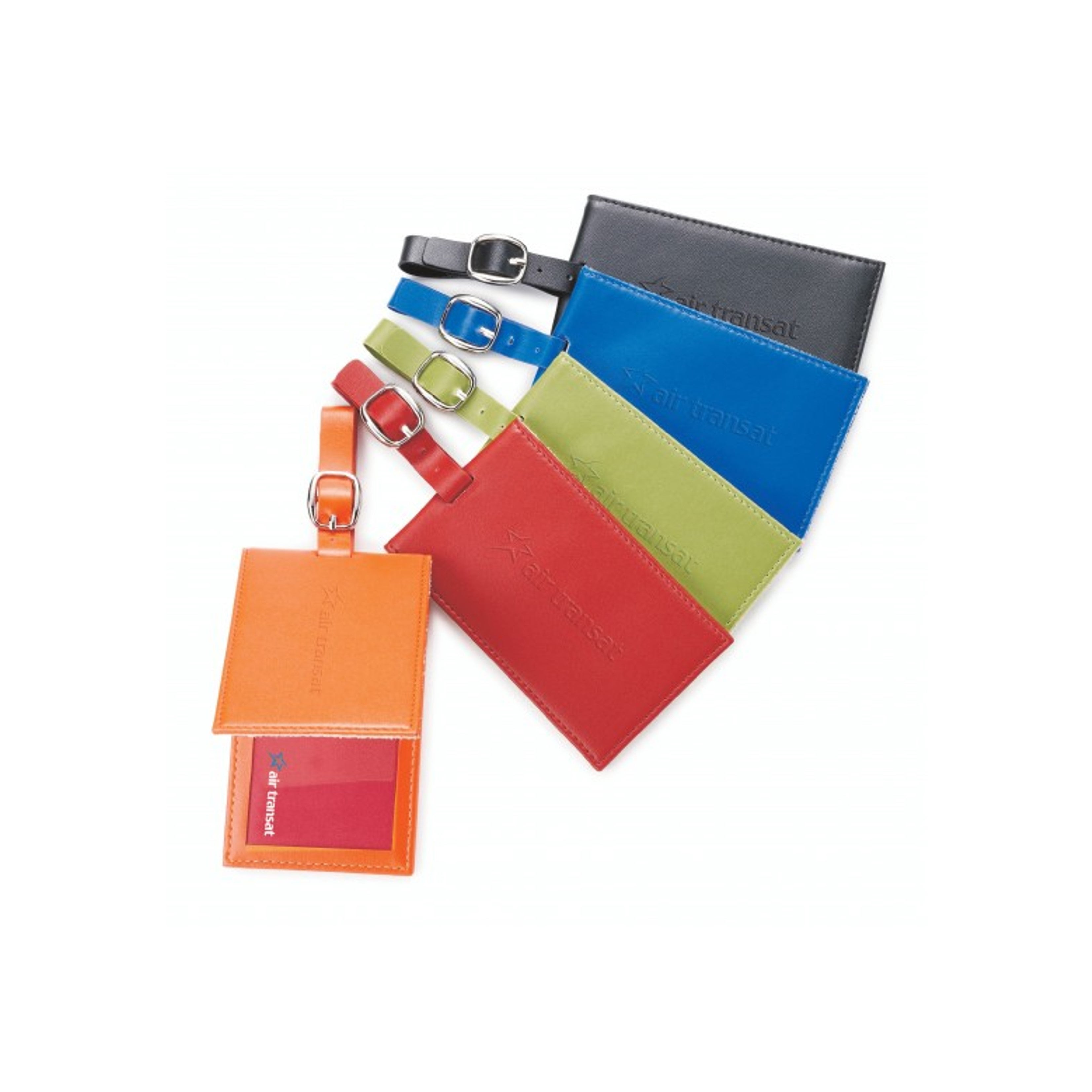 Recycled Leather Luggage Tag