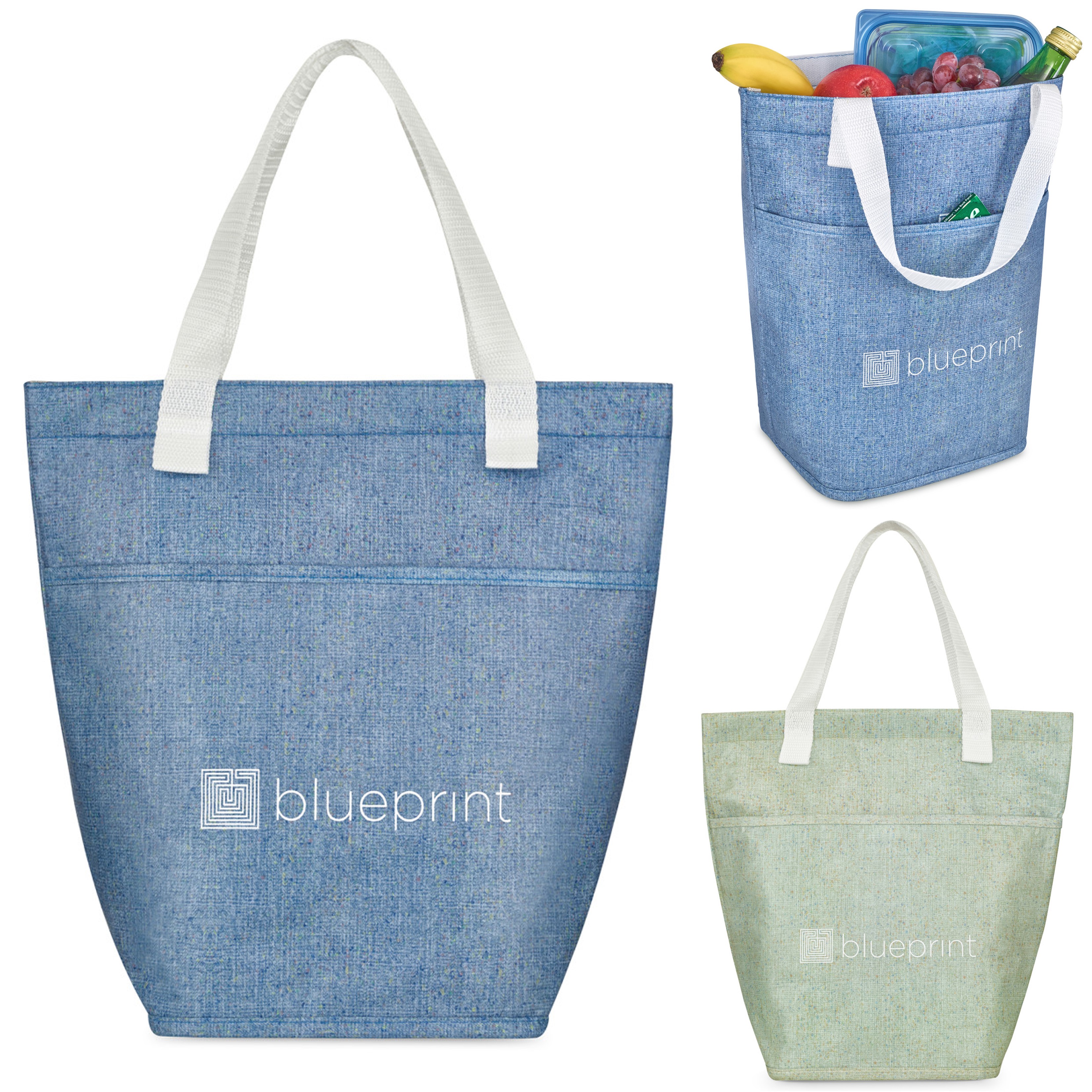 Recycled Non-Woven Cooler Tote Bag | 13x12x7
