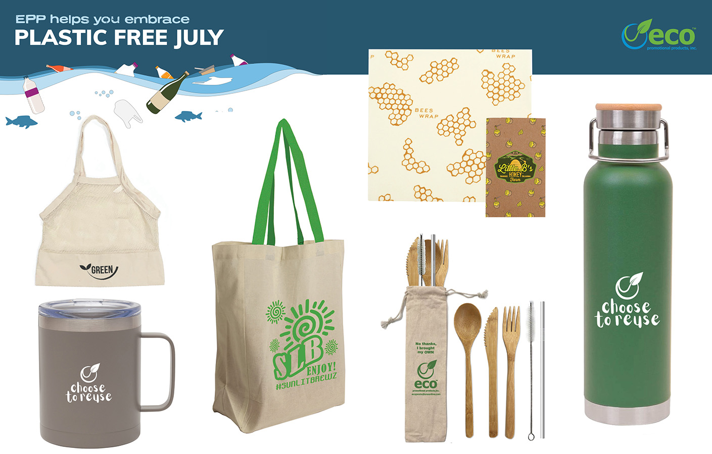 Eco Promotional Products Plastic Free July