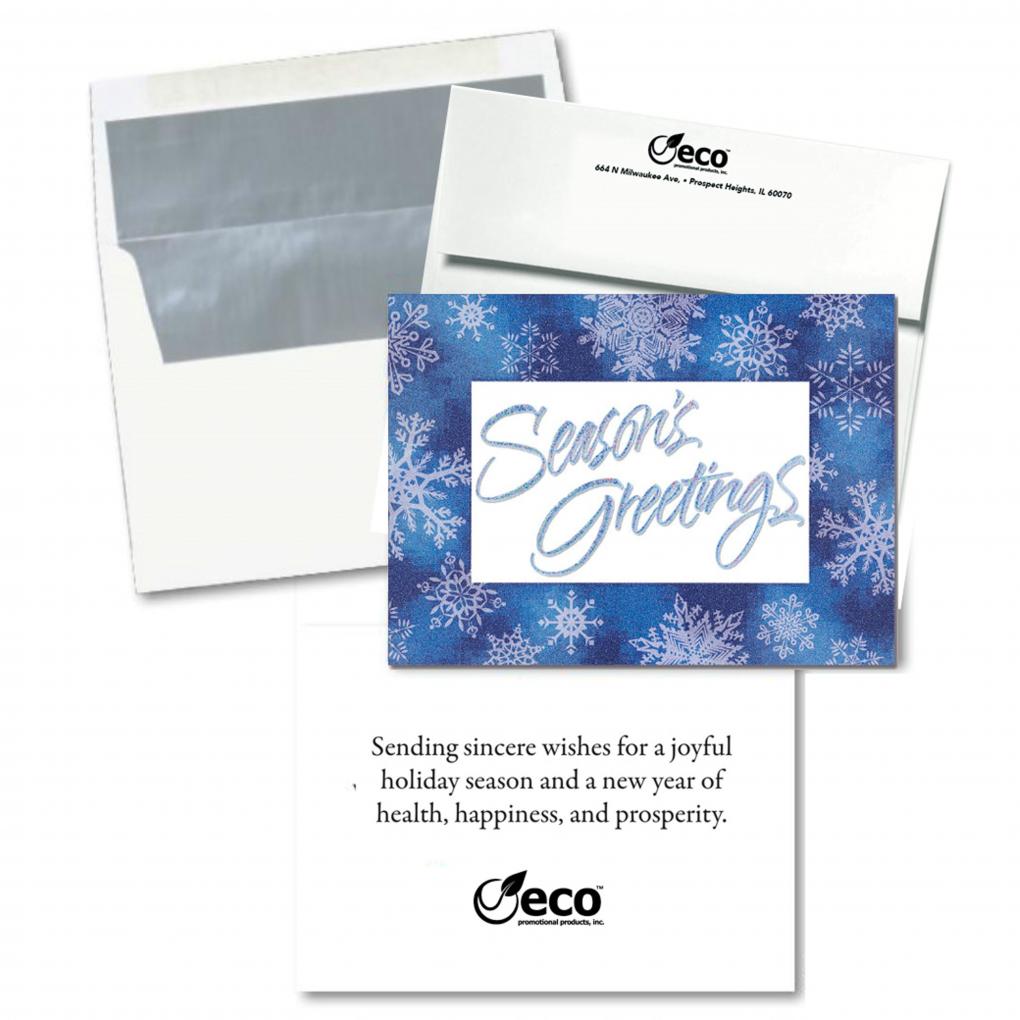 Eco Friendly Holiday Greeting Cards w/ Return Address | USA Made