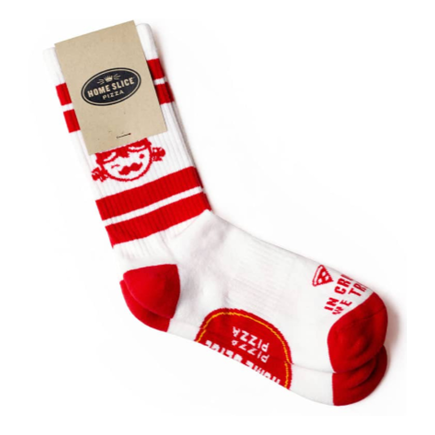 Cotton Athletic Knit Socks with Custom Top Wrap | USA Made