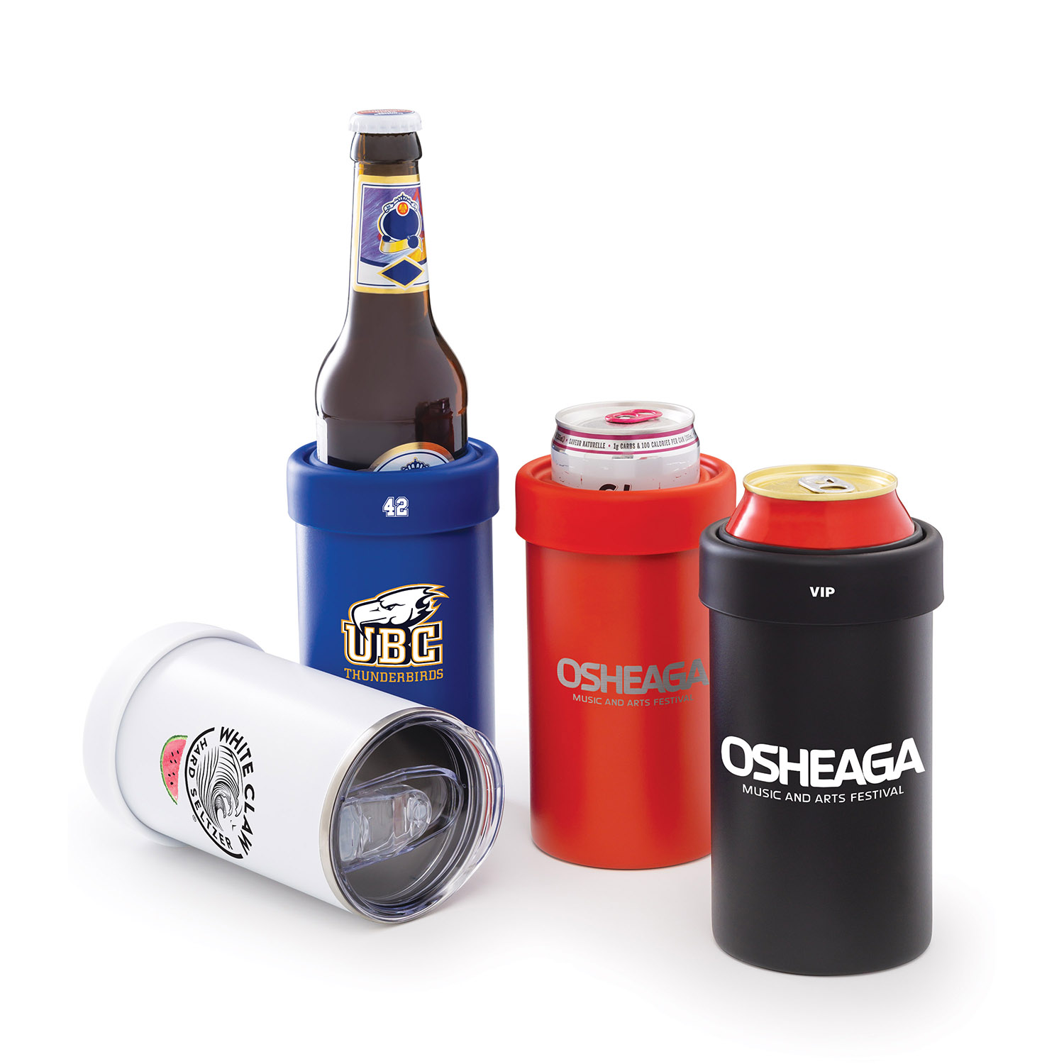 3-in-1 Insulated Can & Bottle Cooler and Tumbler | 13 oz