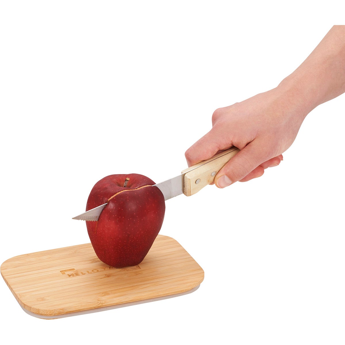 Stackable Bamboo Fiber Lunch Set with Cutting Board Lid