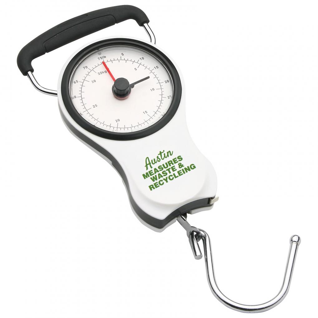 Unique Branded Logo Waste Recycling Luggage Collection Scale