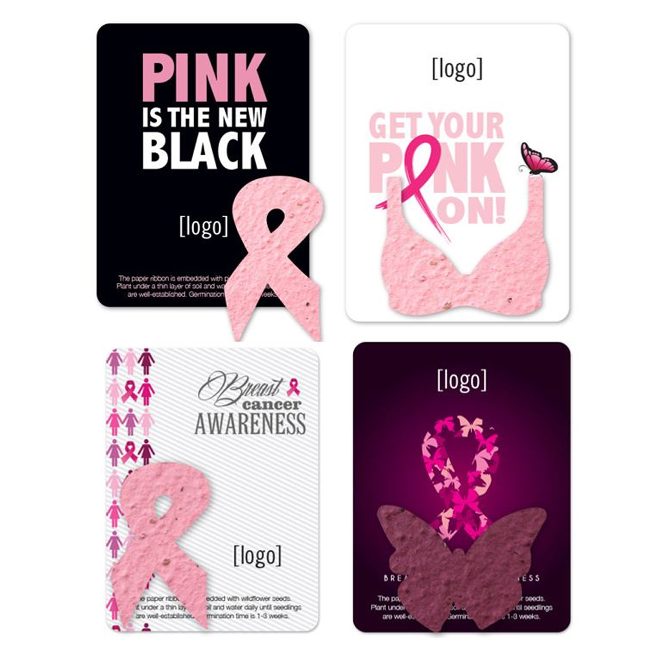 Breast Cancer Awareness Seeded Plantable Gift Pack