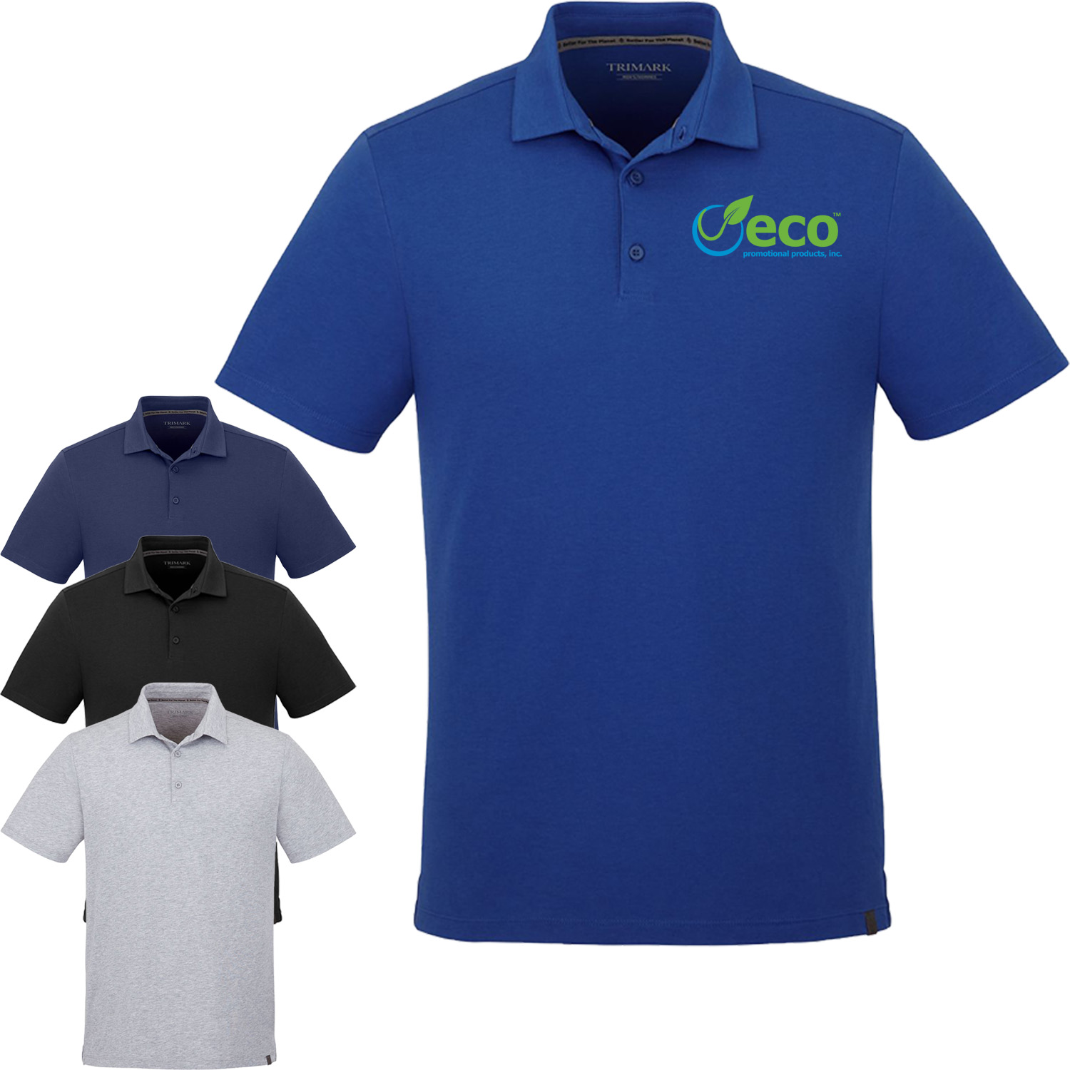 Men's Recycled Polyester & Cotton Eco Polo