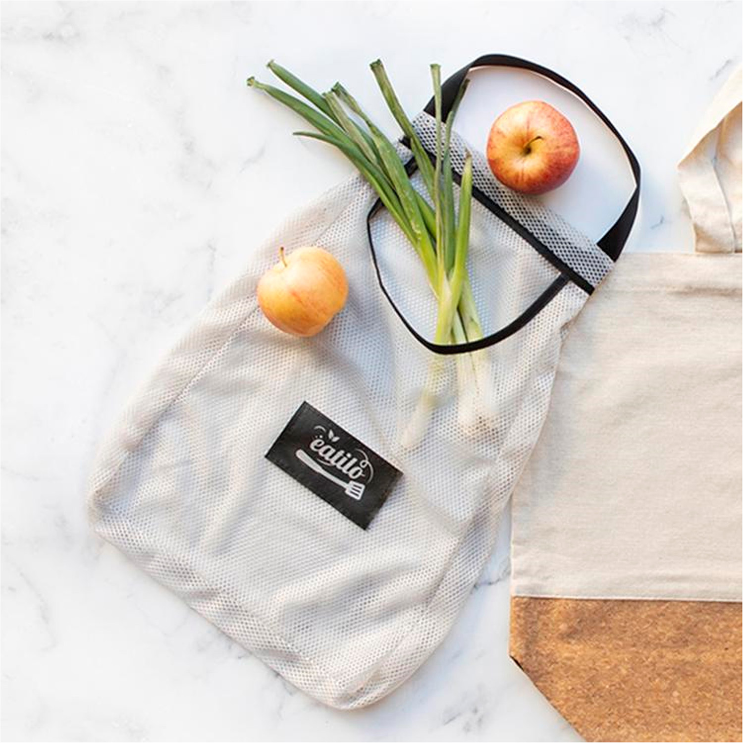 Recycled Produce Mesh Tote Bag | Reusable
