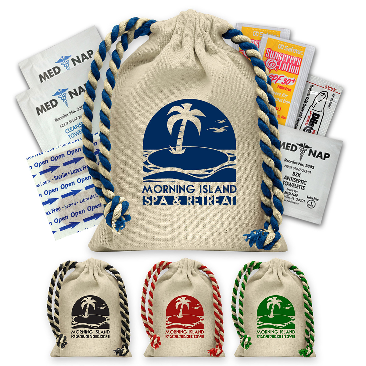 Promotional Sunscreen Kit | Cotton Bag