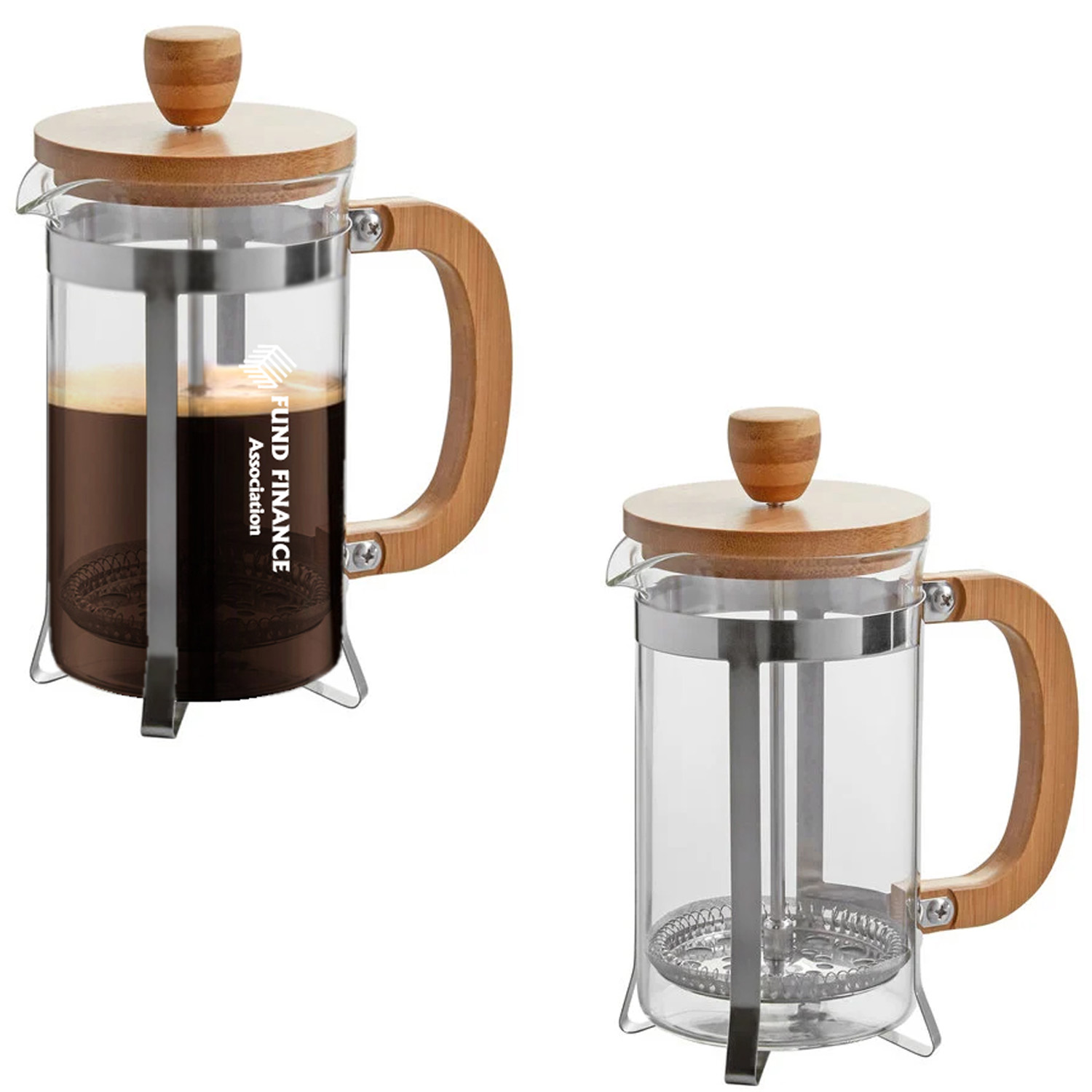 Bamboo French Press Coffee Maker | Reusable