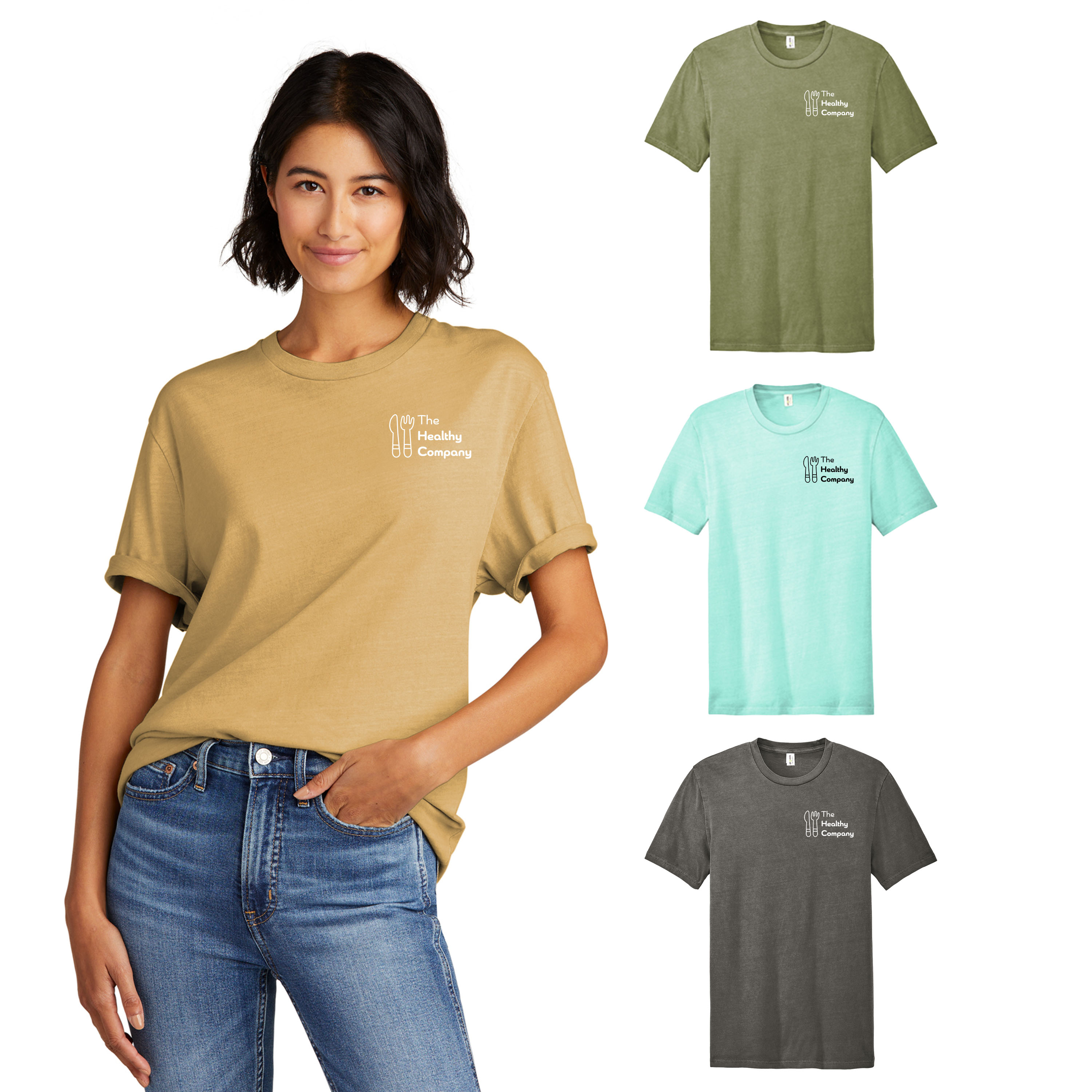 Organic Cotton Mineral Dye Soft Adult T-Shirt | 4.3 oz | Eco Promotional  Products