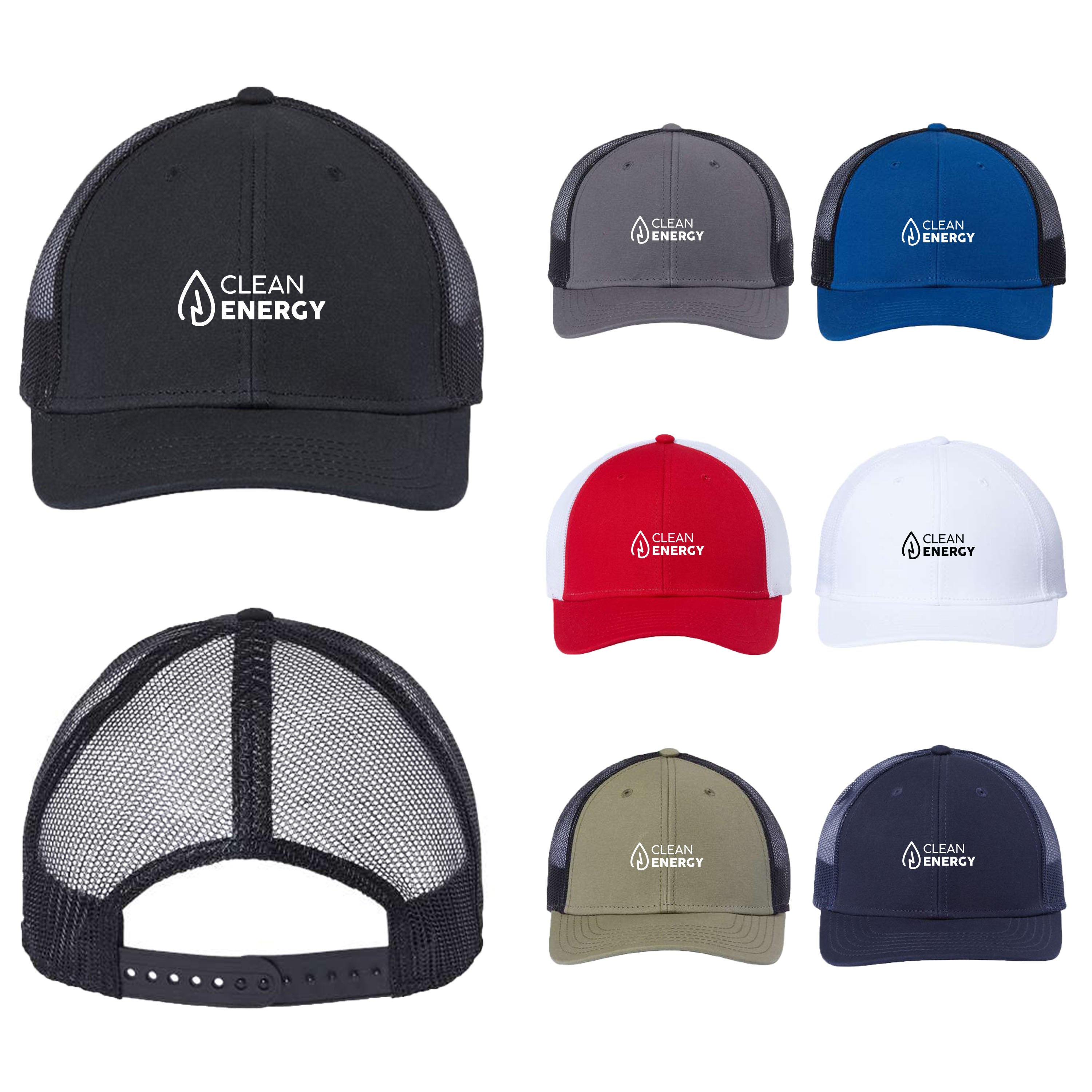 5-Panel Unstructured Trucker Hat, Organic, RPET