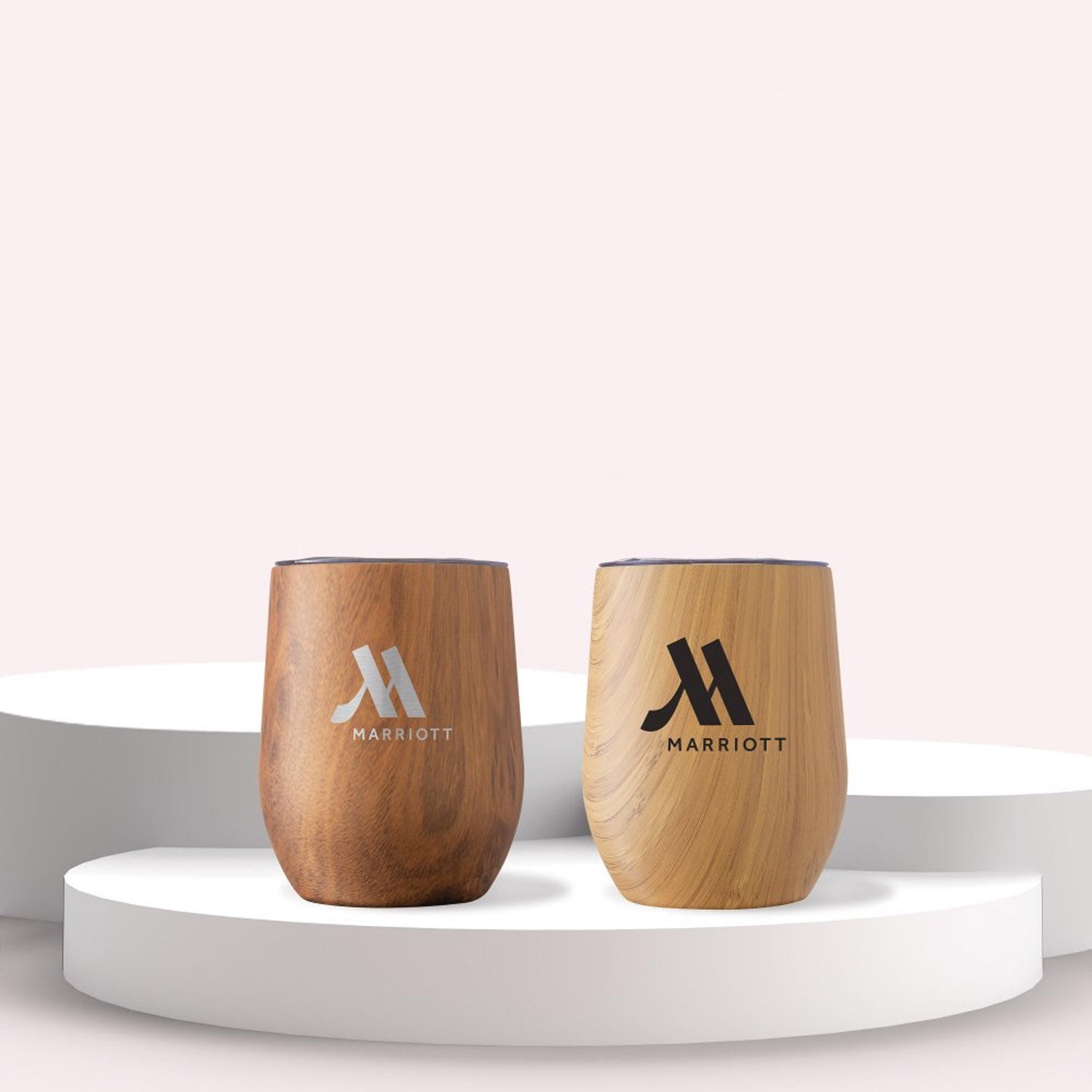 Stainless Steel Woodgrain Wine Tumbler | 10 oz