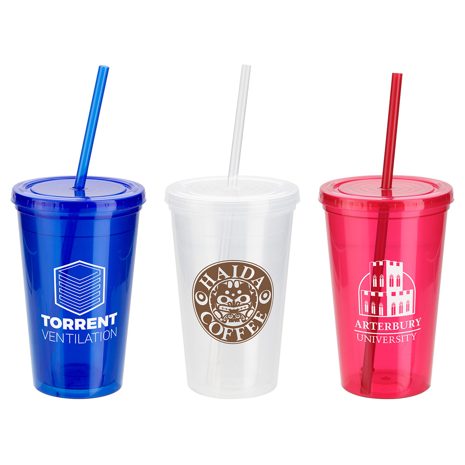 USA Made Travel Tumbler with Straw | 16 oz