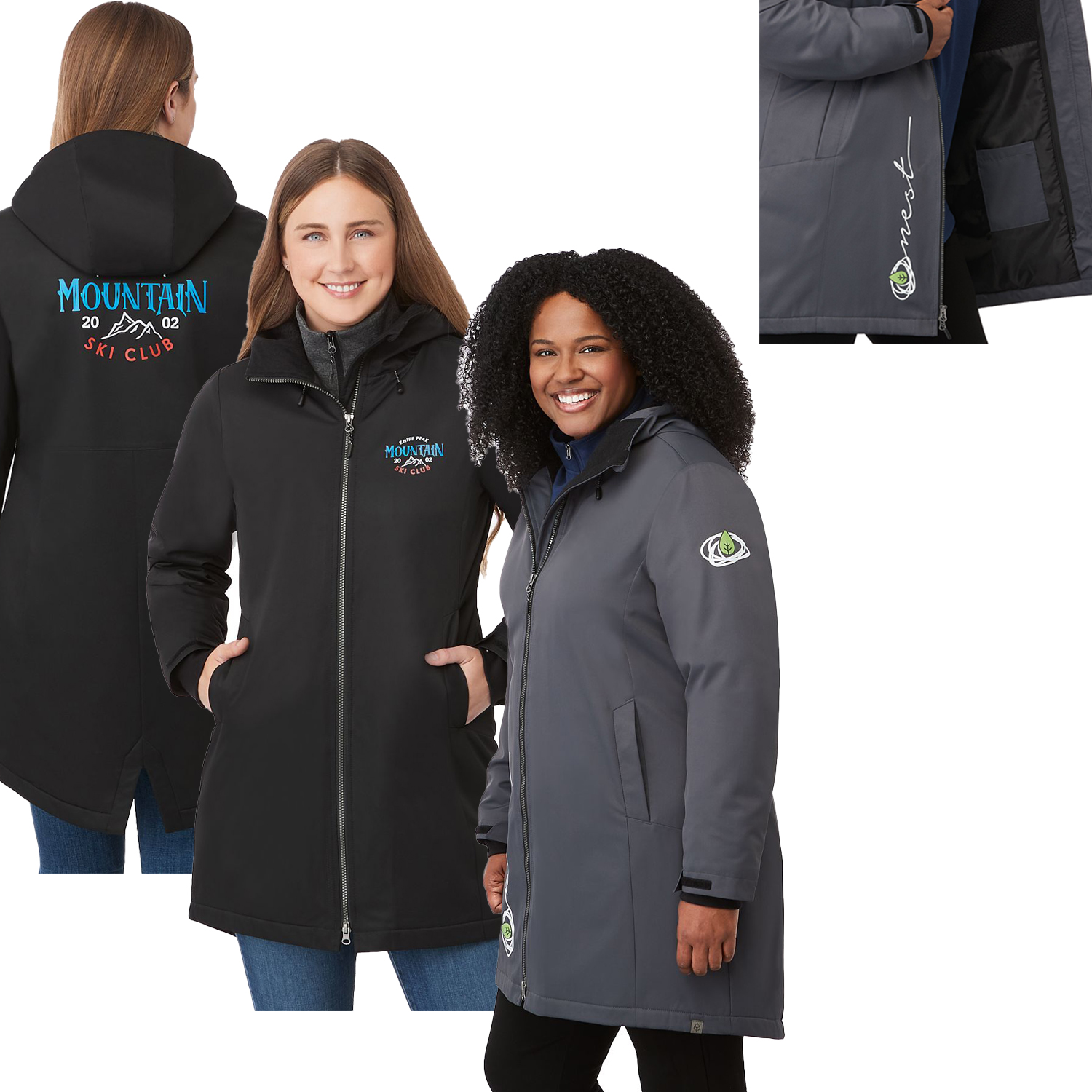 Women's Custom Eco Fleece Insulated Jacket | Recycled