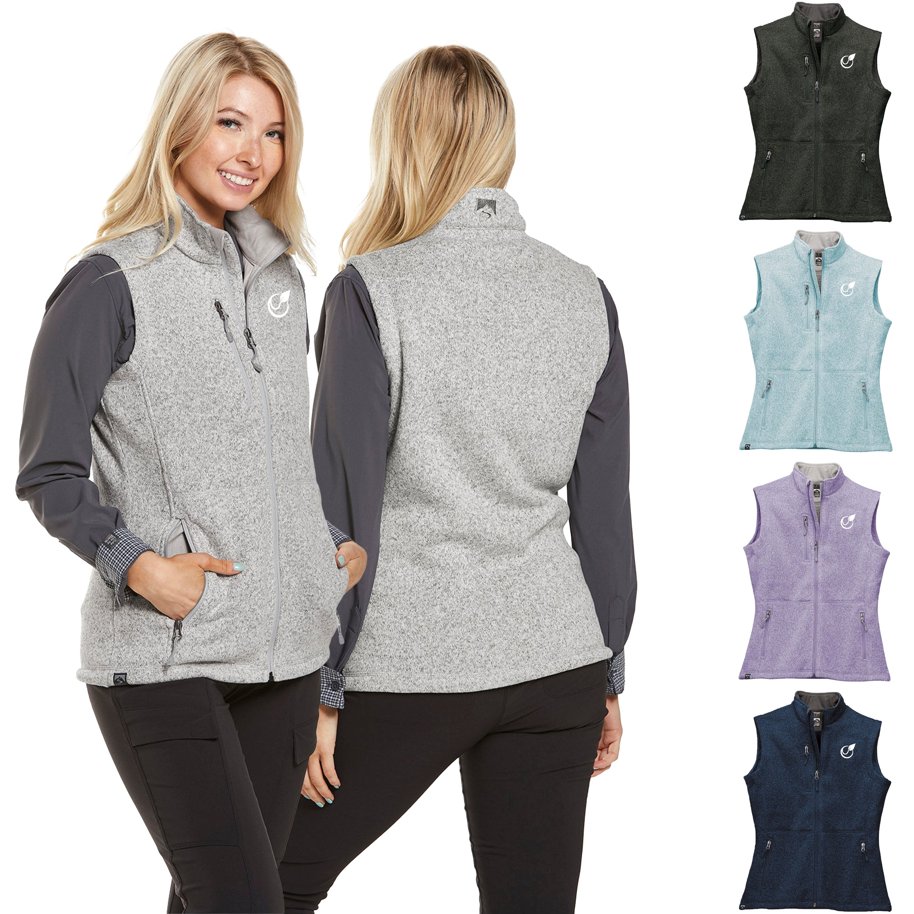 Above and Beyond Recycled Full Zip Vest | Womens