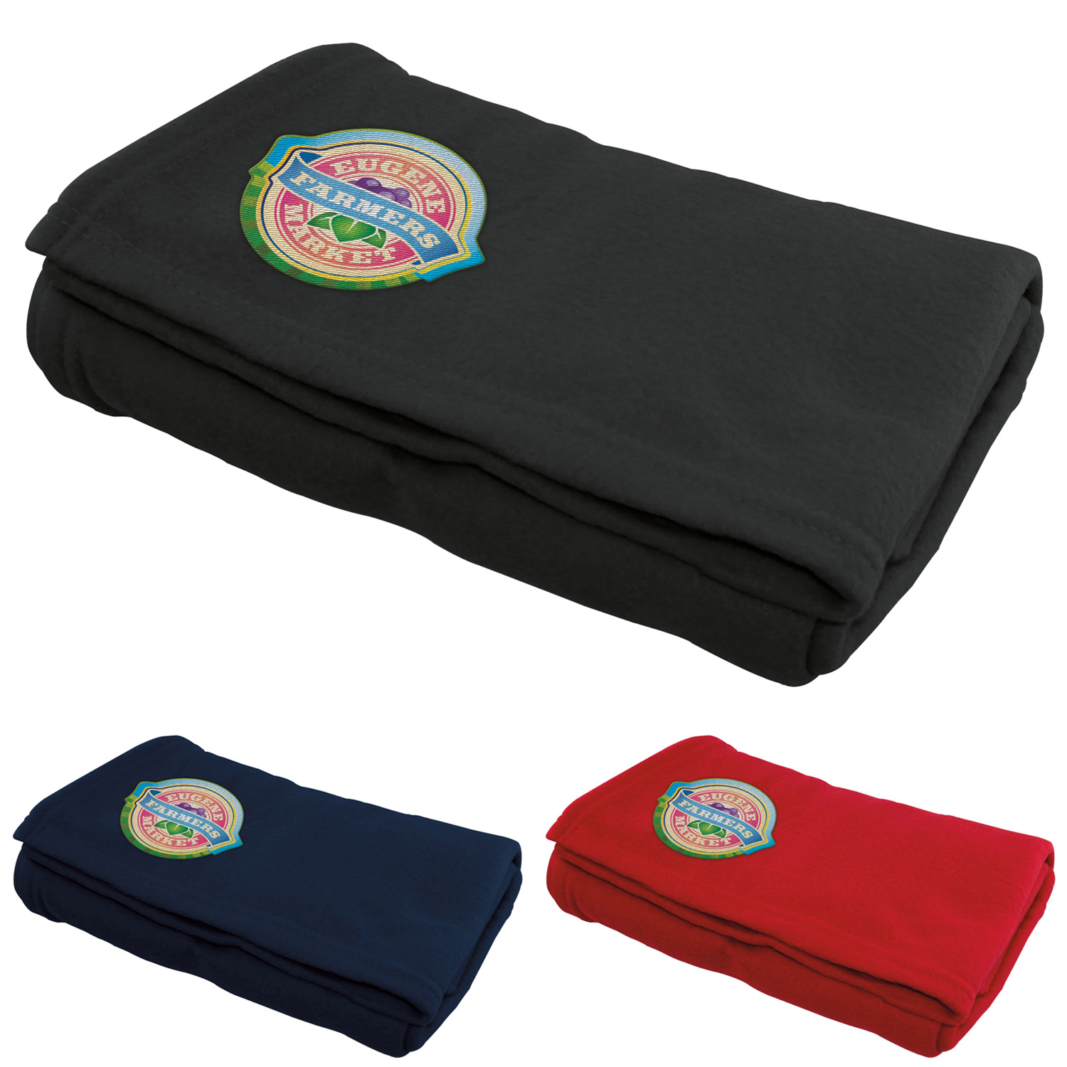 Branded Embroidered Recycled rPET Blanket